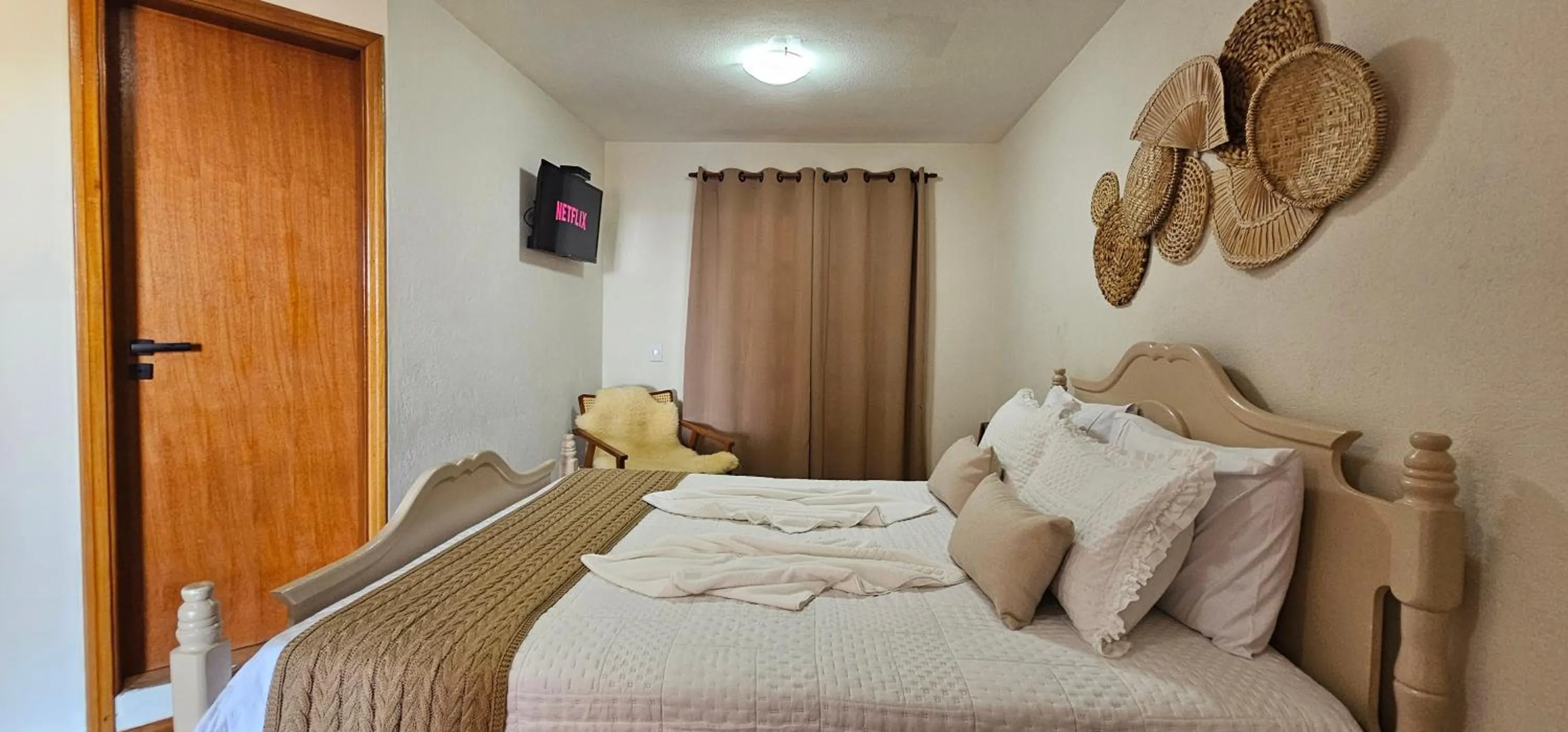 Bed in Pousada Flor de Lua Monte Verde