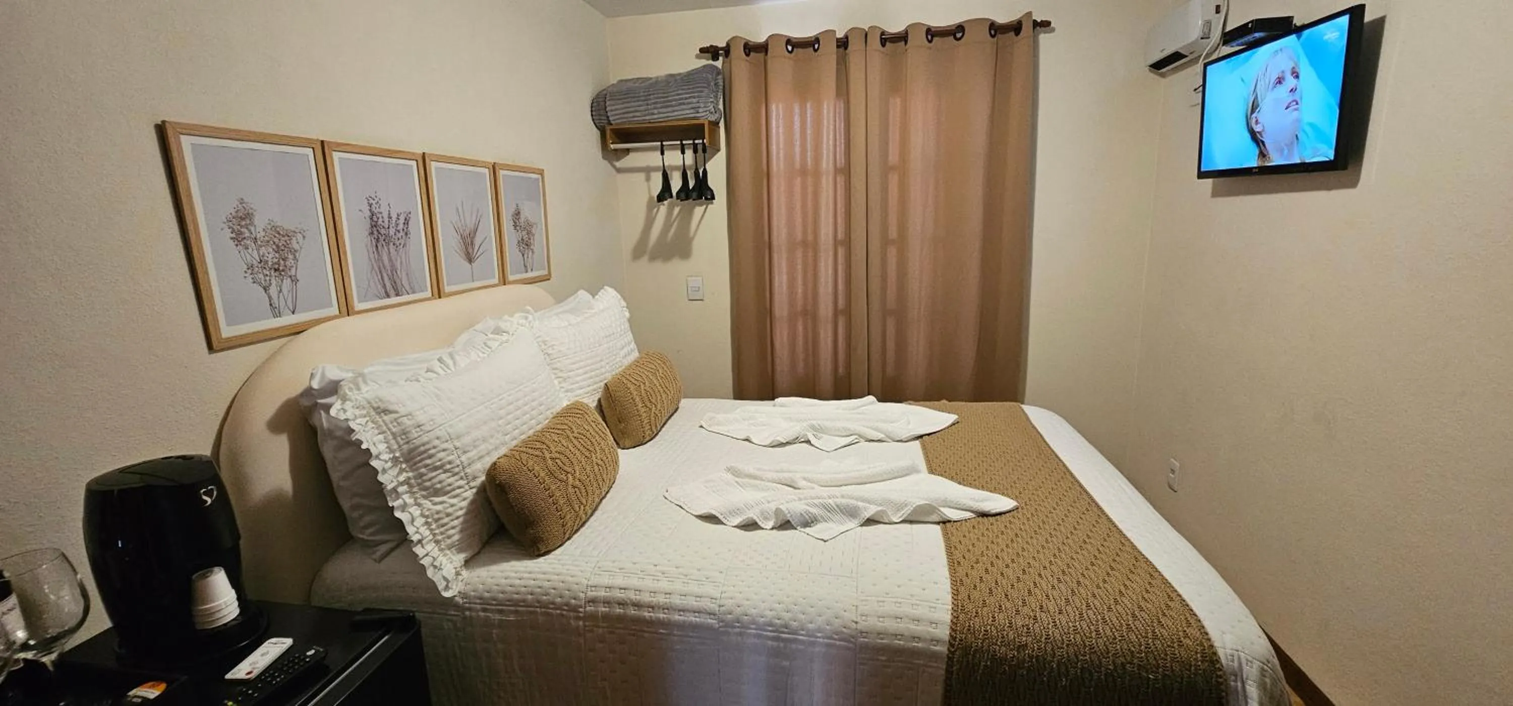 Bed in Pousada Flor de Lua Monte Verde