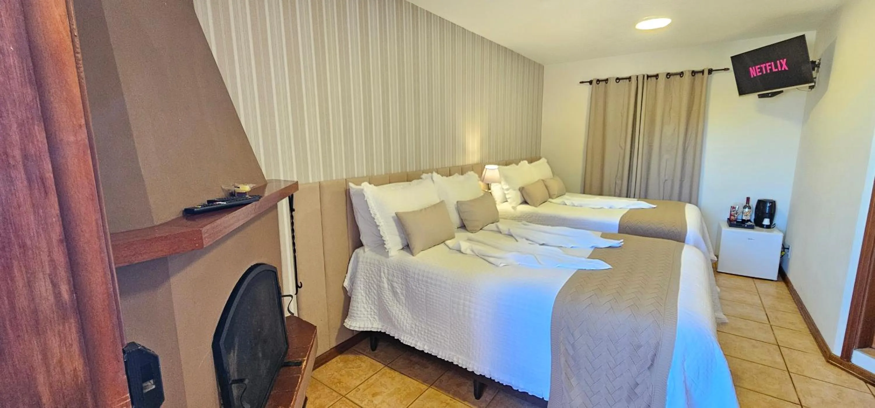 Bed in Pousada Flor de Lua Monte Verde