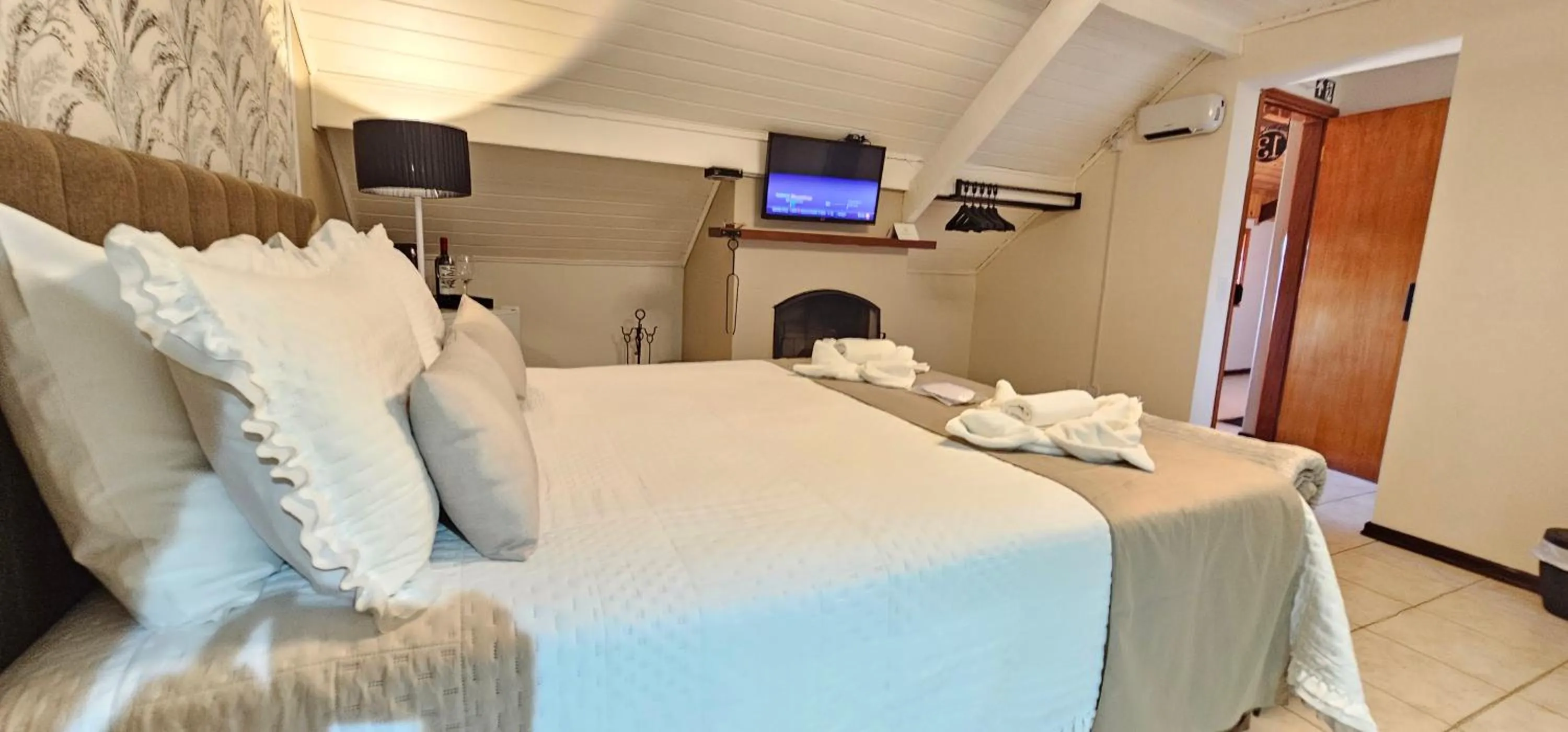 Bed in Pousada Flor de Lua Monte Verde