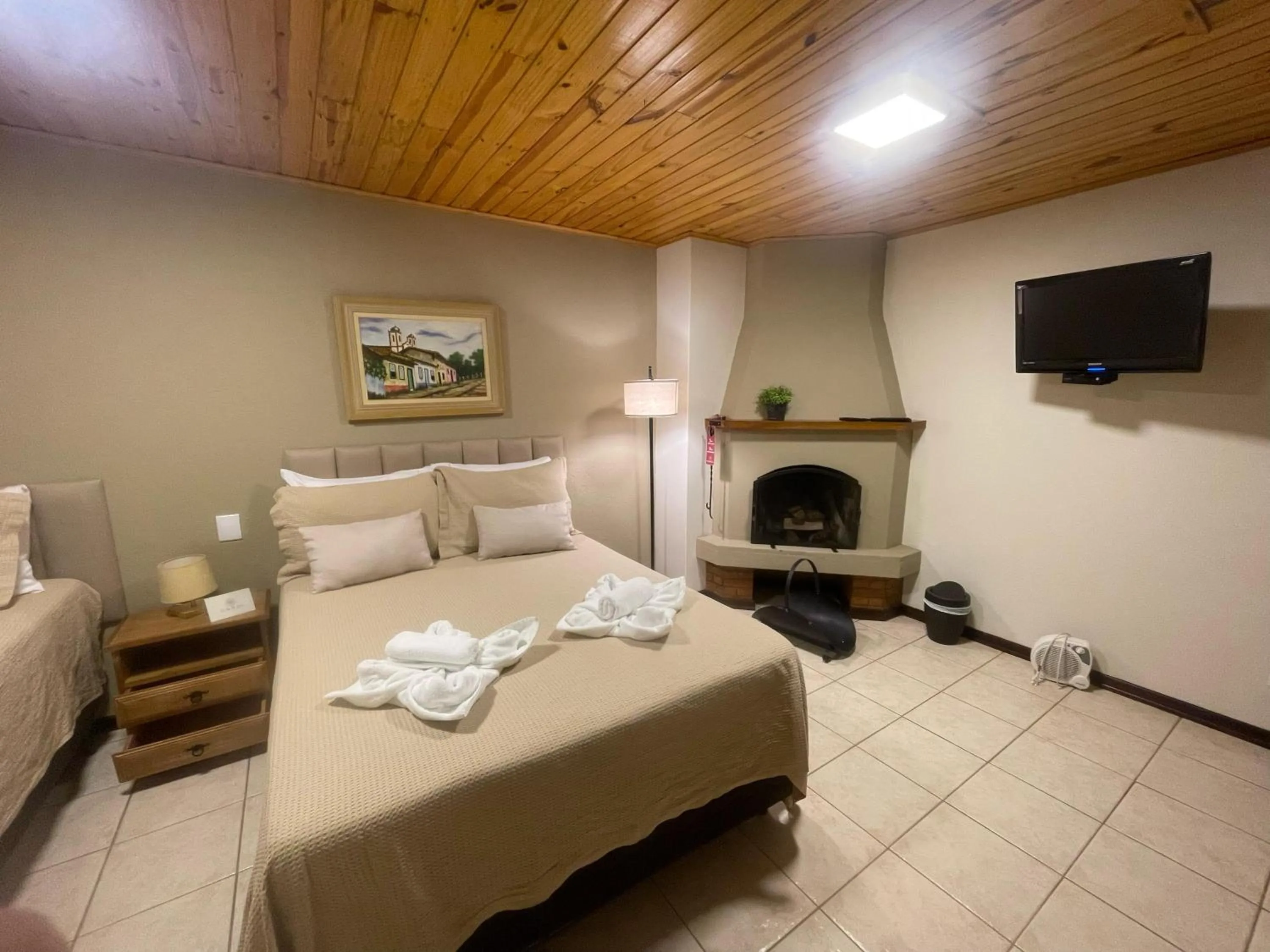 Bed in Pousada Flor de Lua Monte Verde