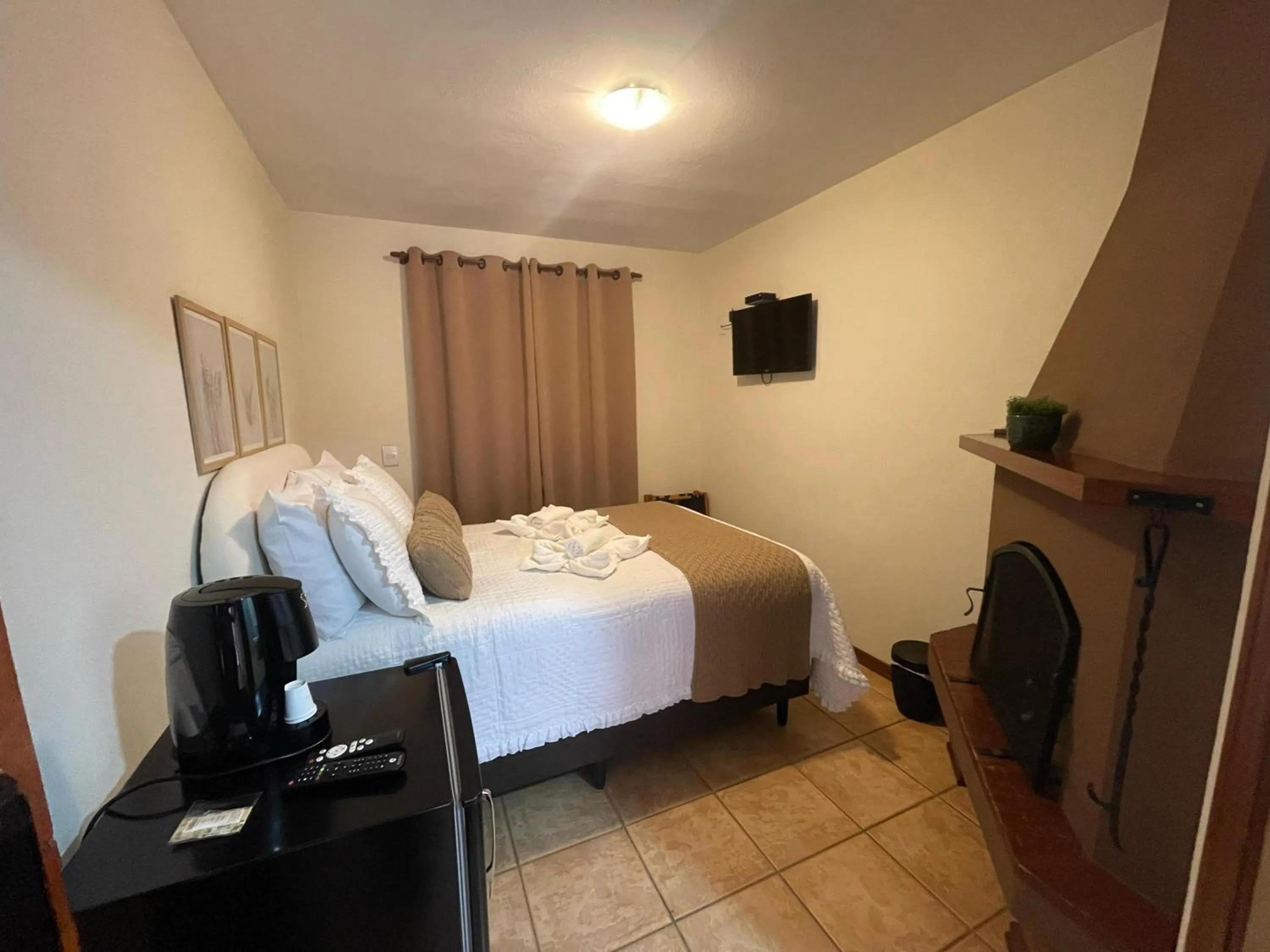 Bed in Pousada Flor de Lua Monte Verde