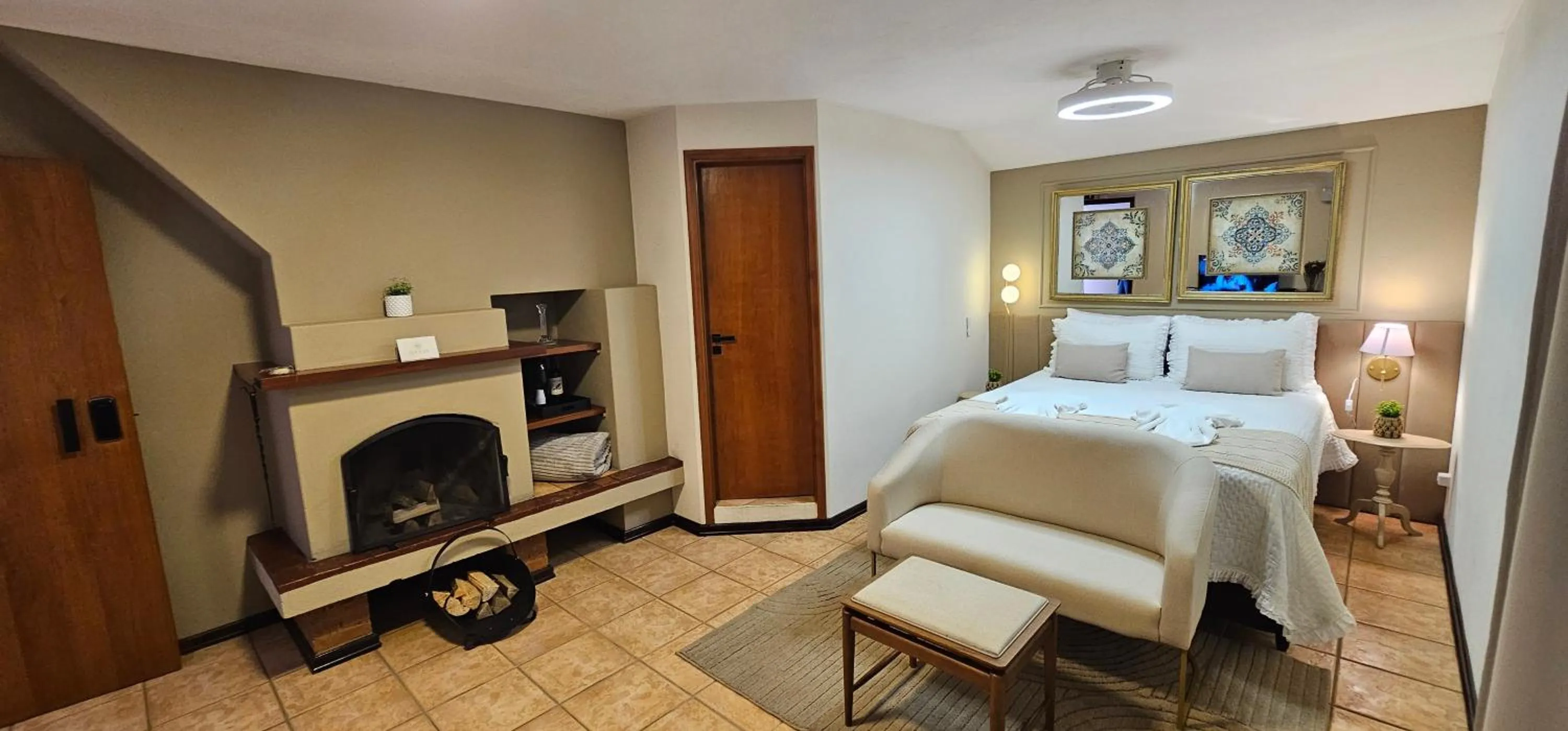 Bed in Pousada Flor de Lua Monte Verde