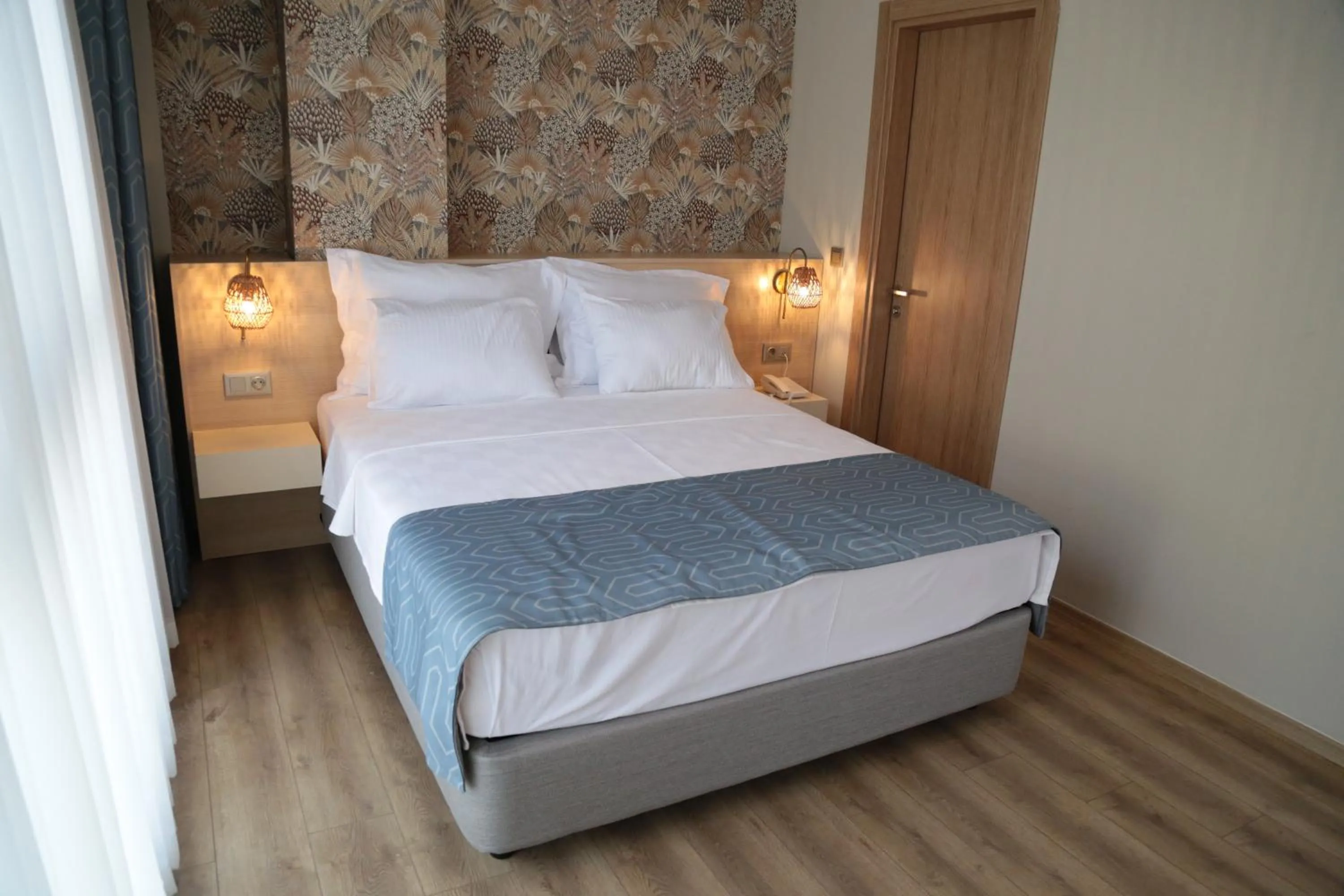 Bed in Güllük Uno Elegance Otel