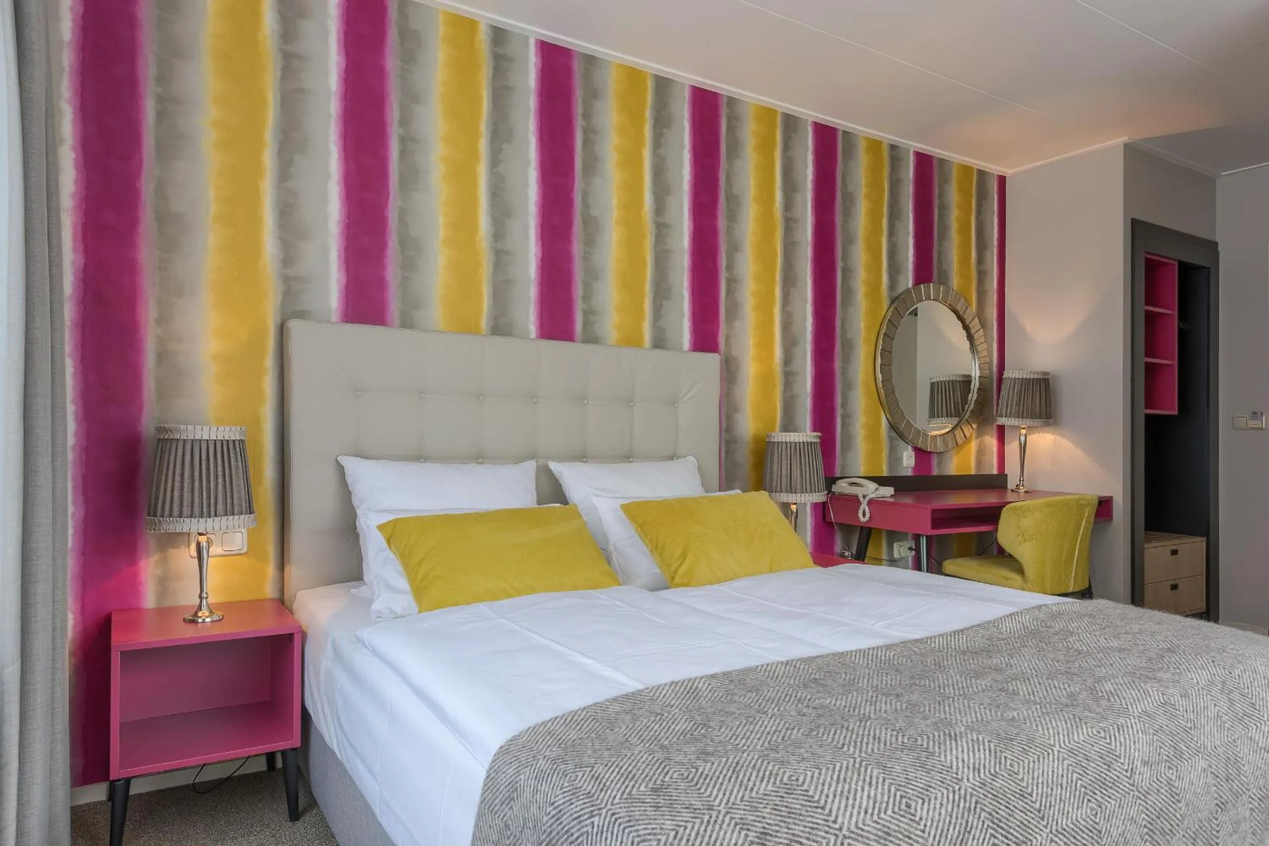 Bed in Hotel Op Diek