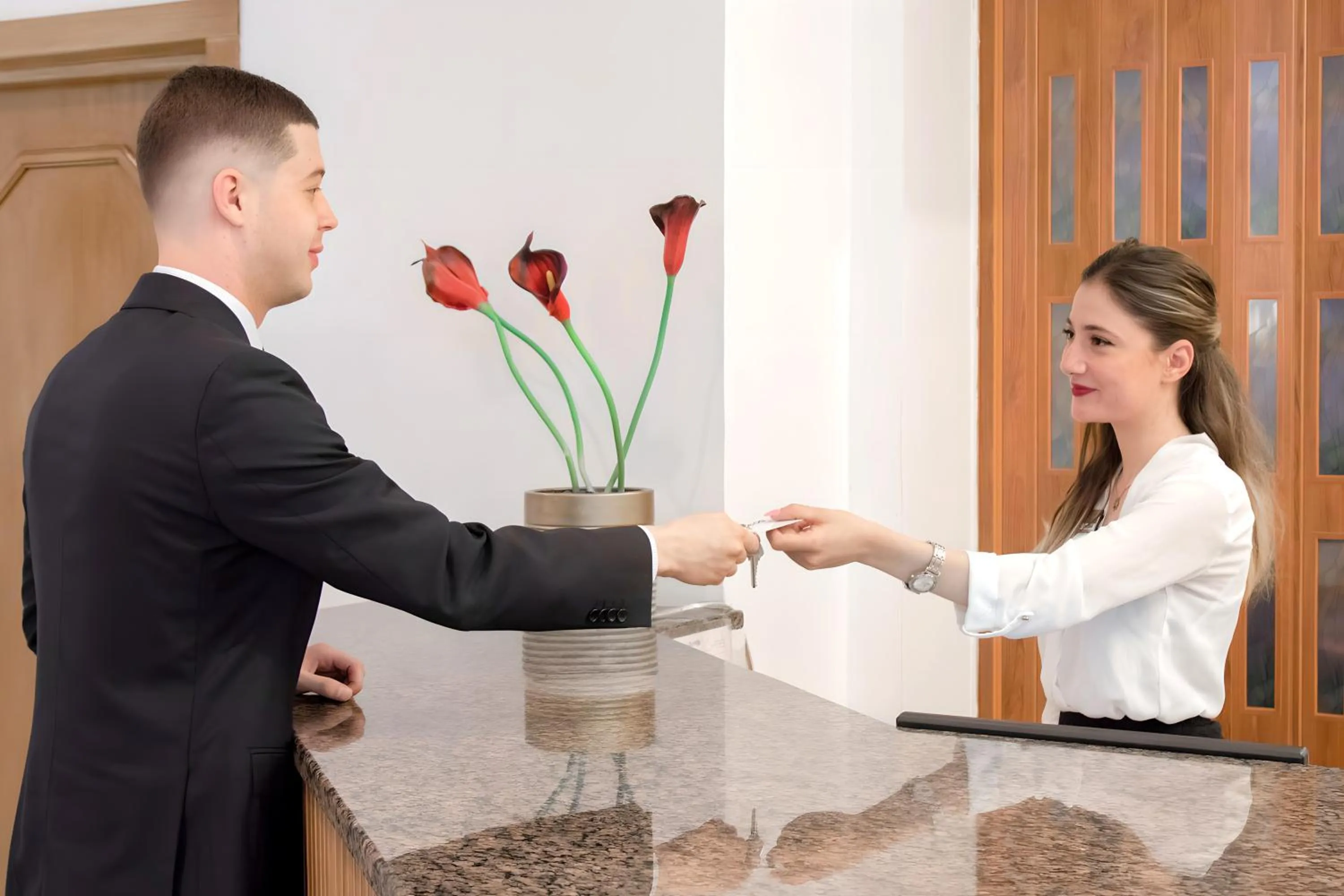 Staff in El Oumara Hotel