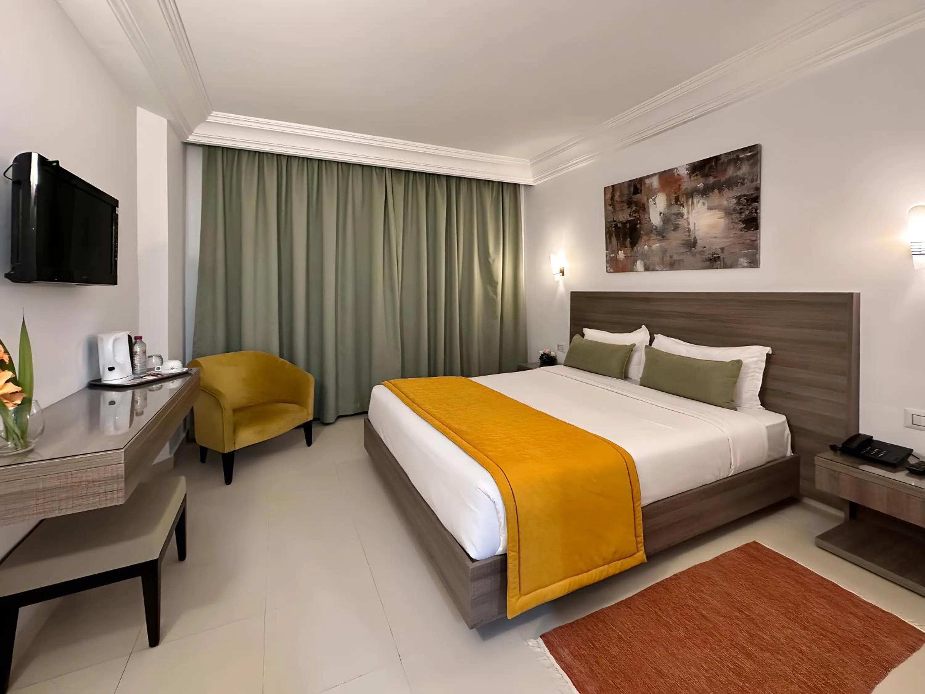 Bed in El Oumara Hotel