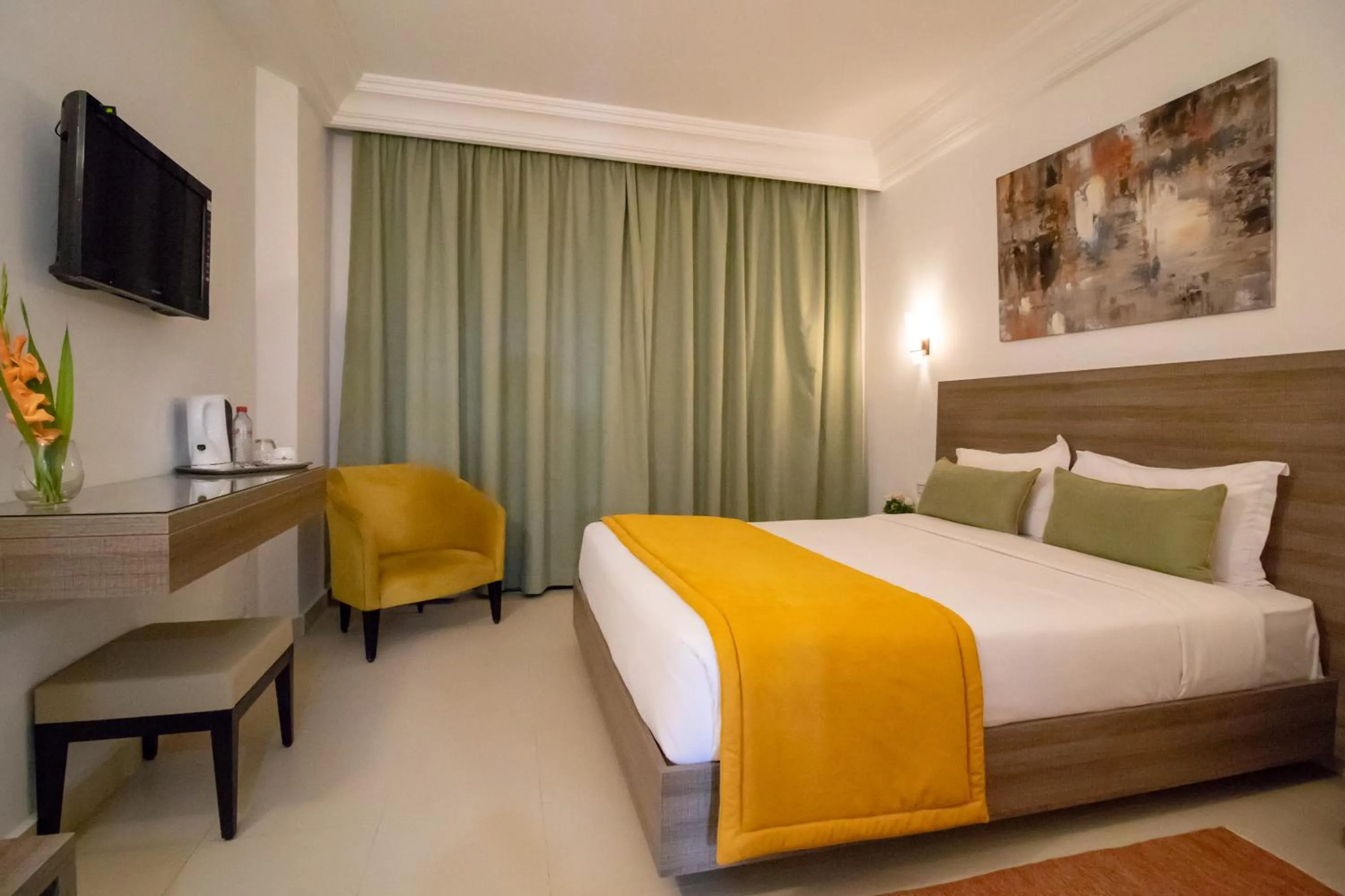 Bed in El Oumara Hotel