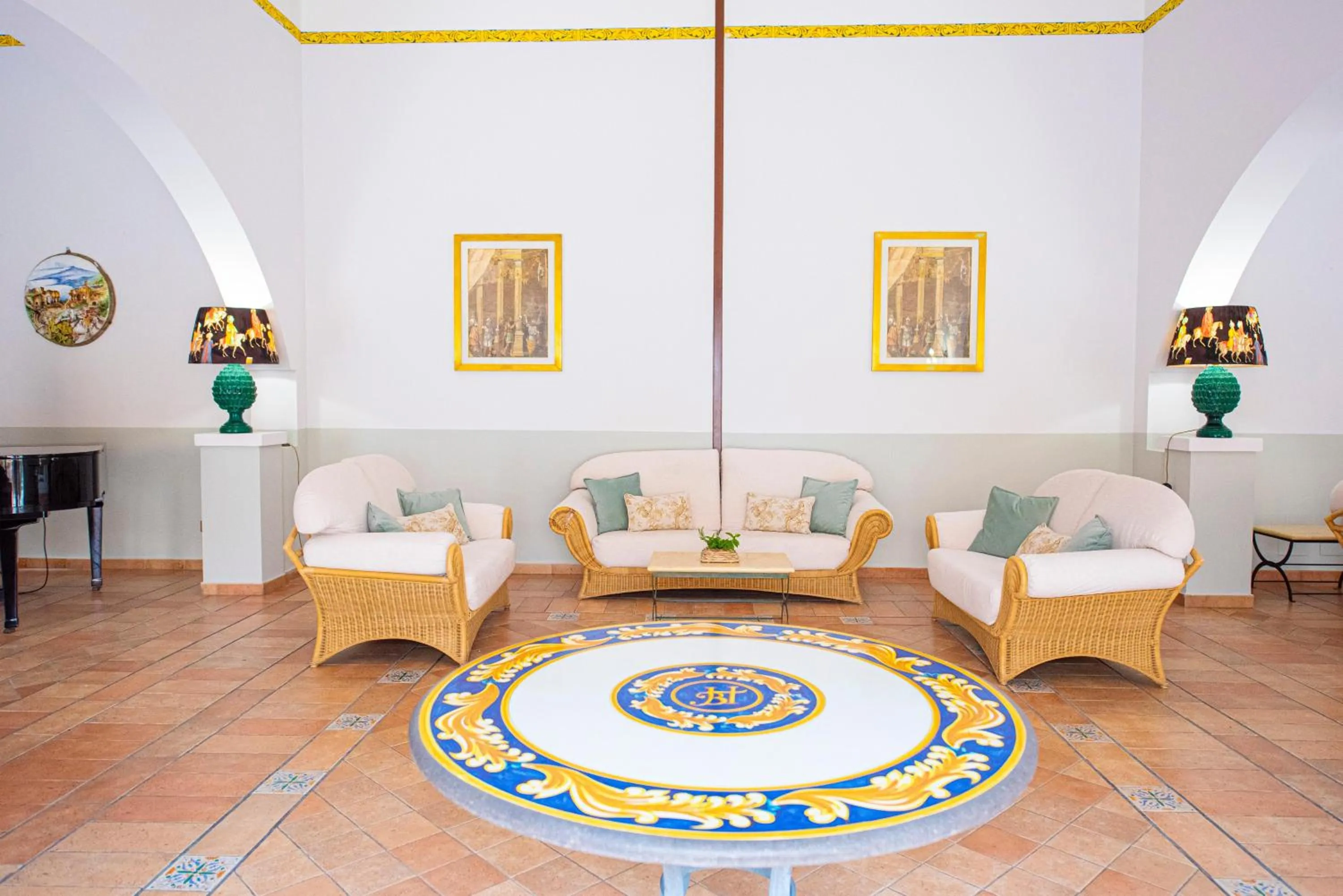 Lobby or reception in Baia Taormina - CDSHotels