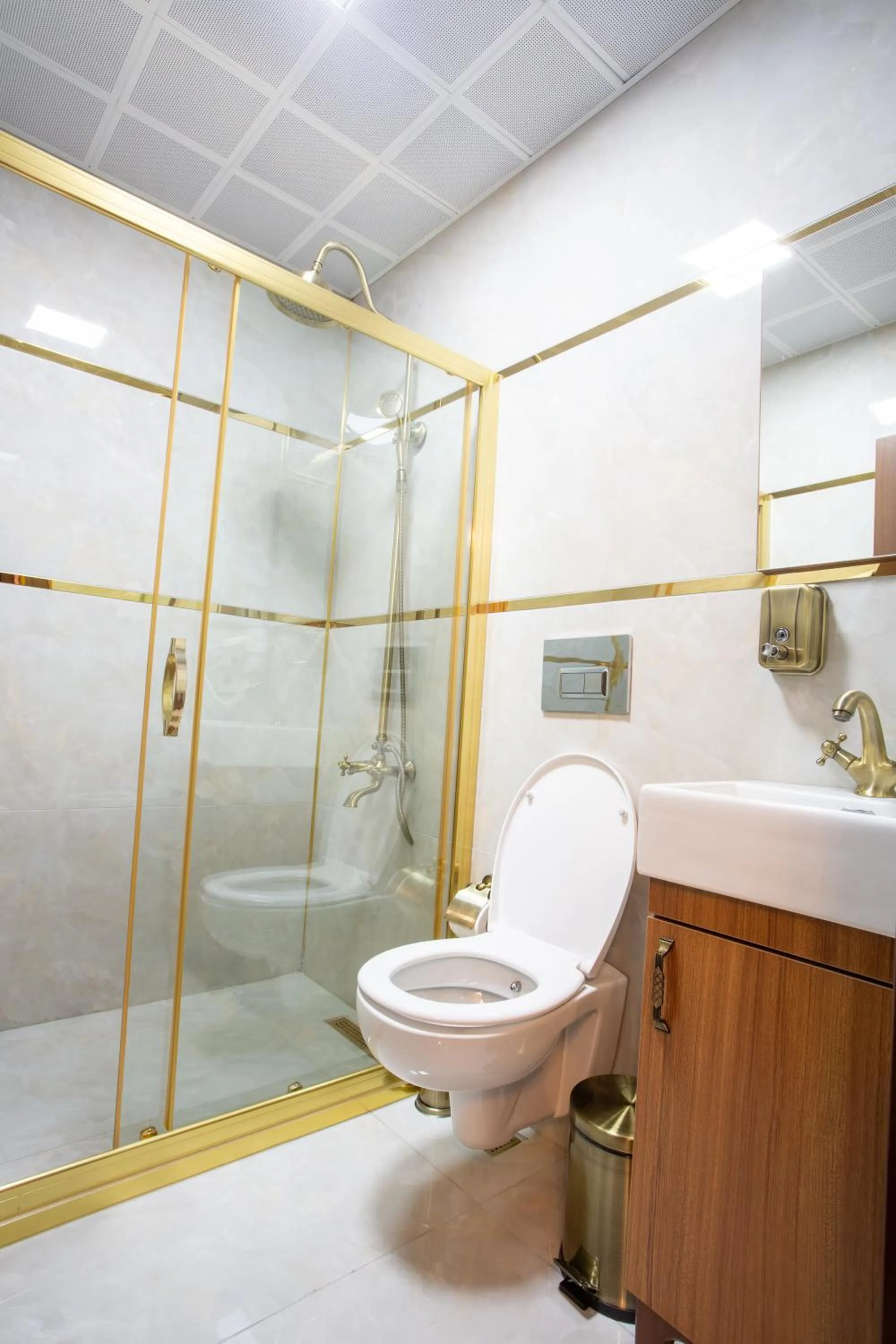 Shower in Sayina Hotel