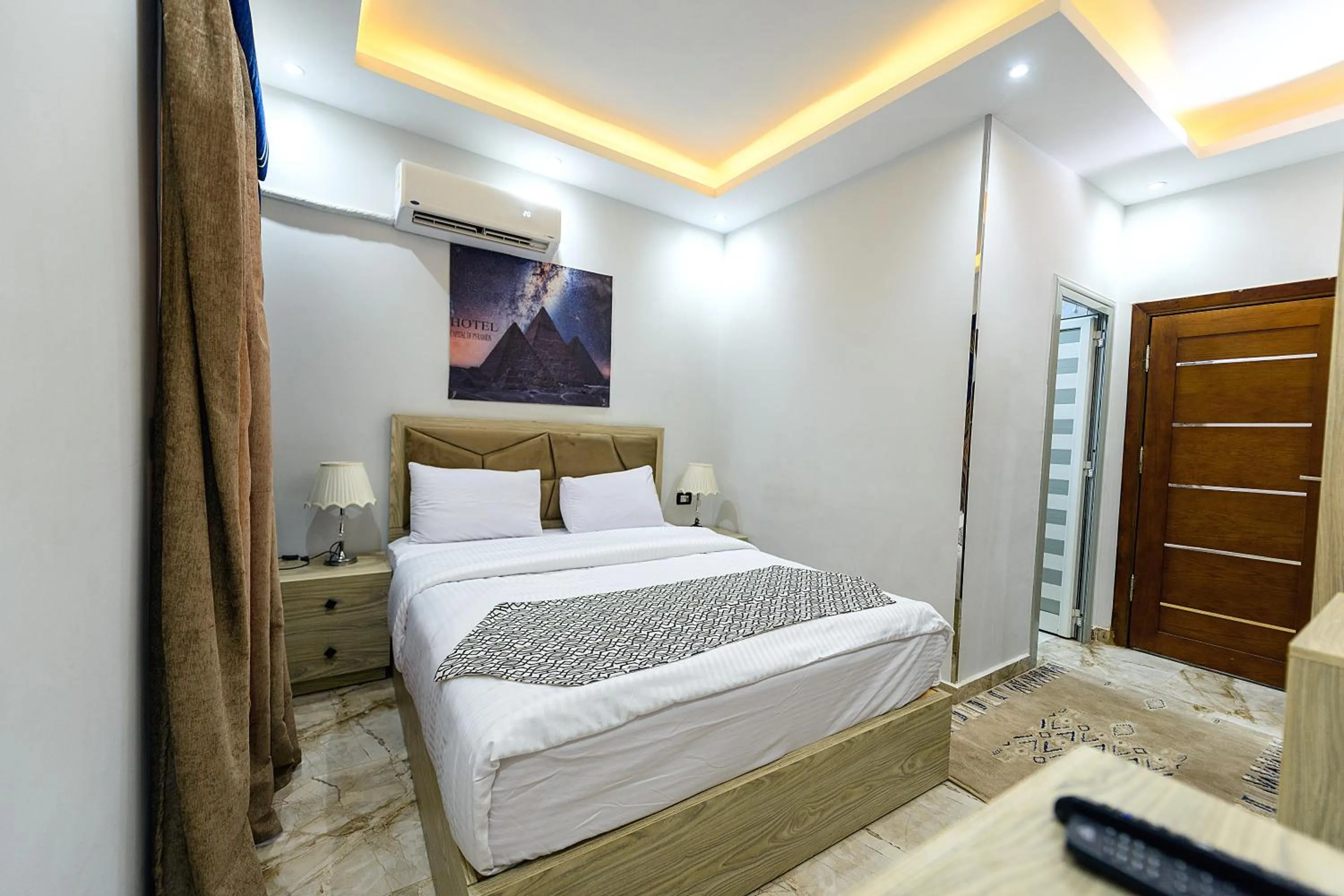 Bed in Capital Of Pyramids Hotel
