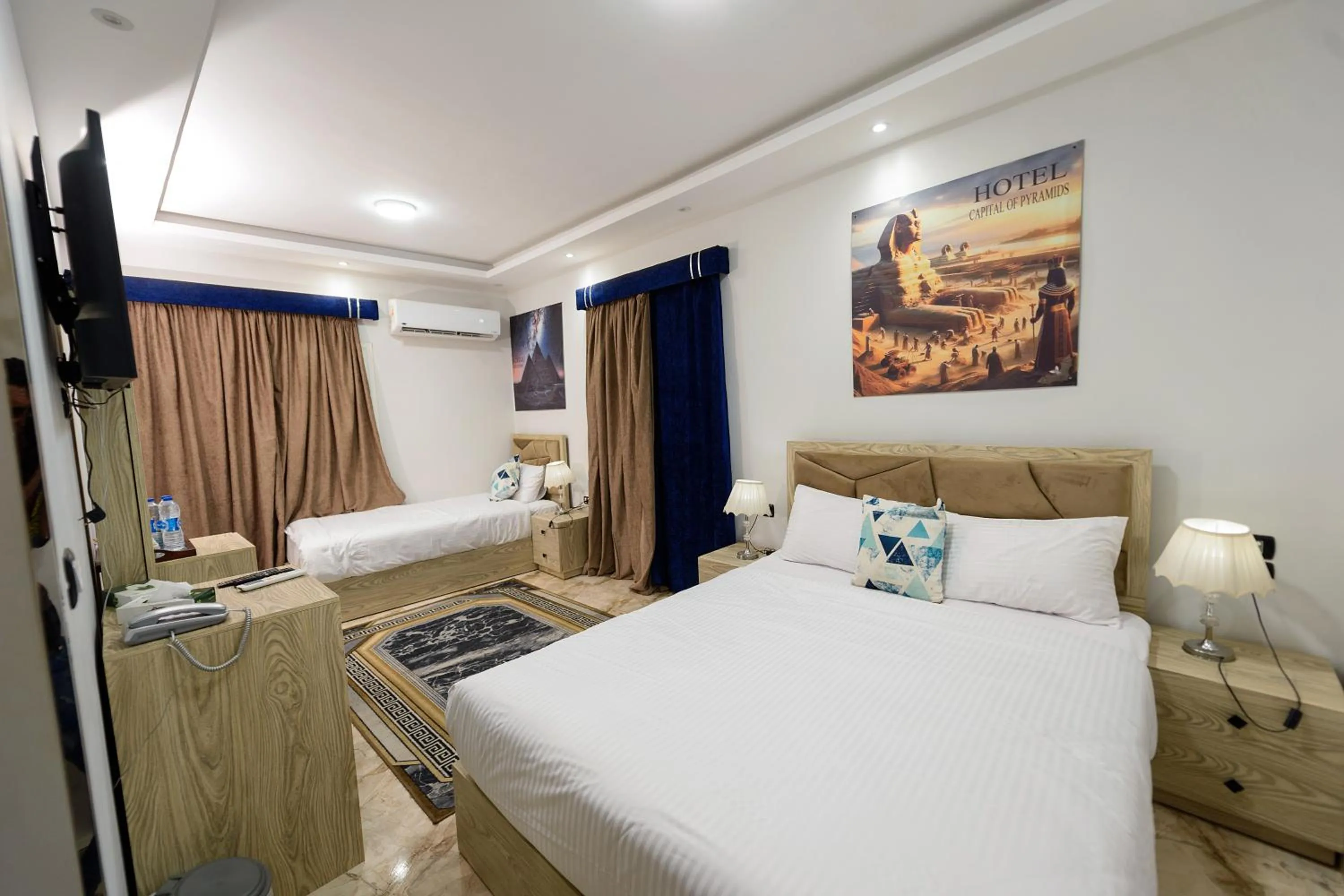 Bed in Capital Of Pyramids Hotel