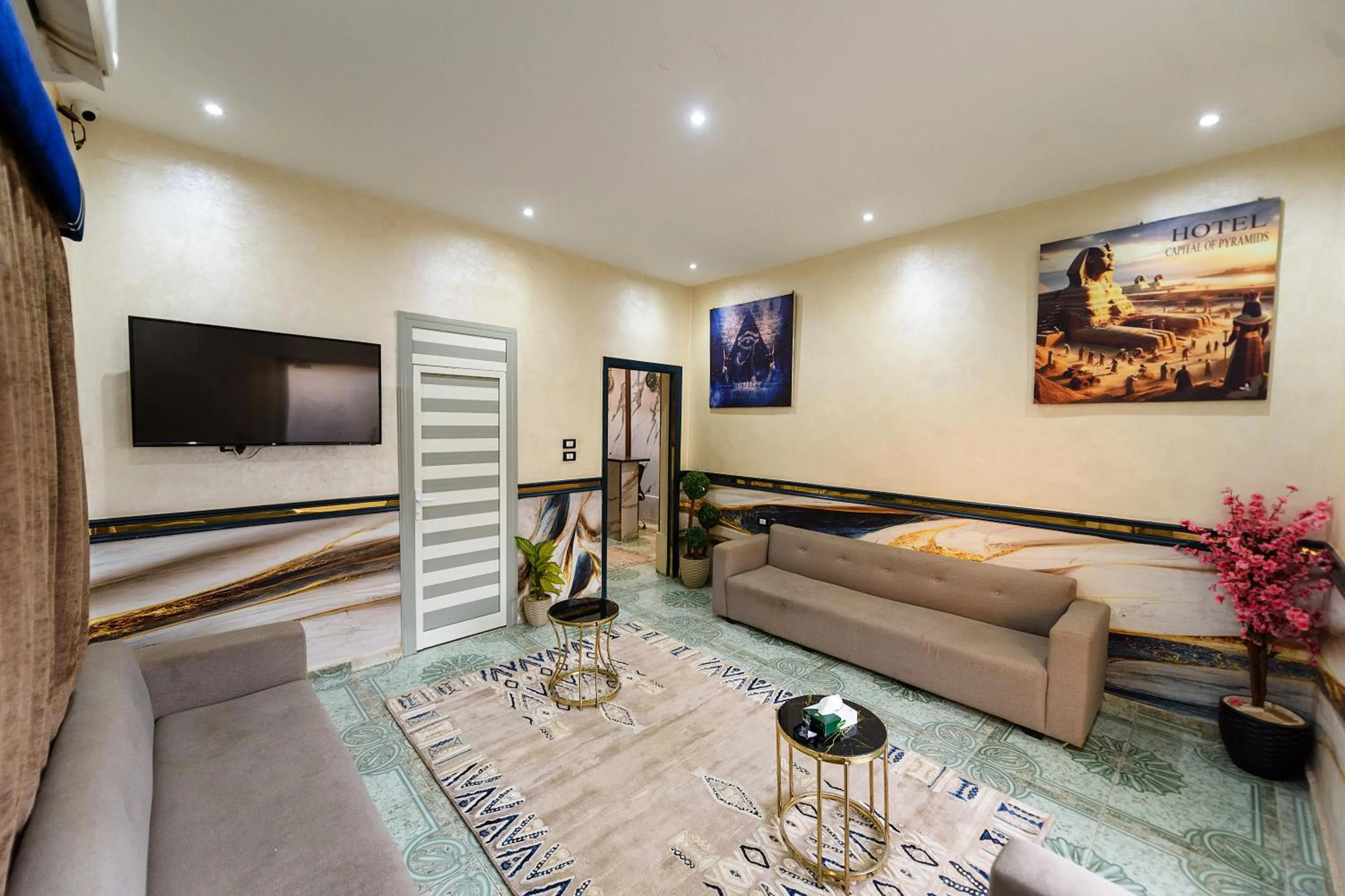 Lobby or reception in Capital Of Pyramids Hotel