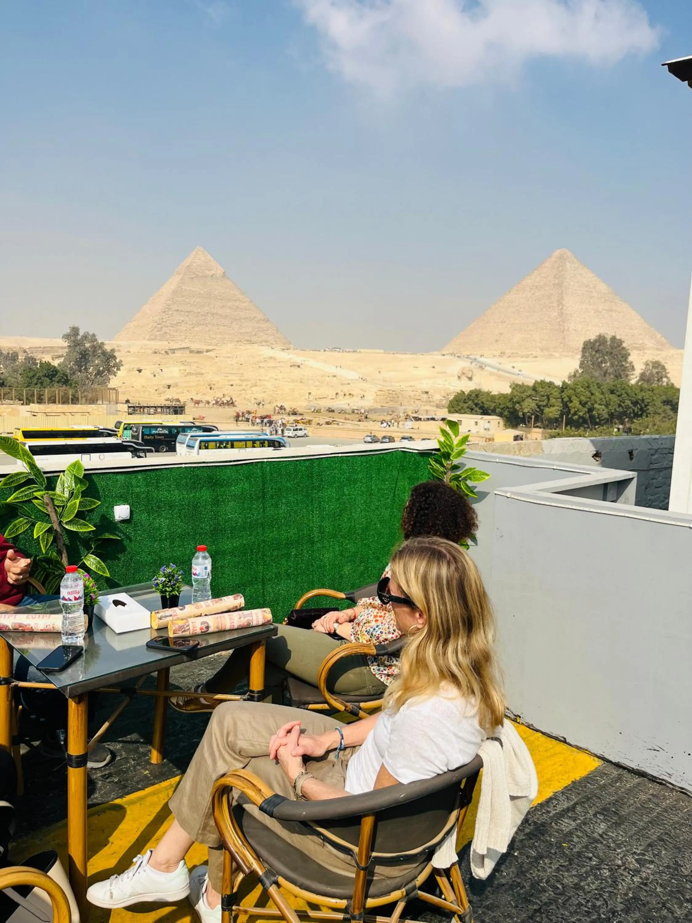 People in Capital Of Pyramids Hotel