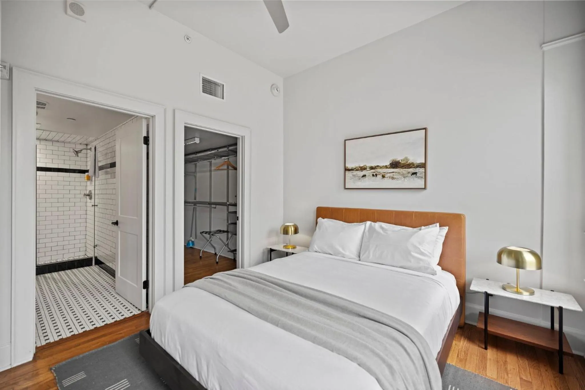 Bed in The Maverick, powered by Placemakr - River Walk