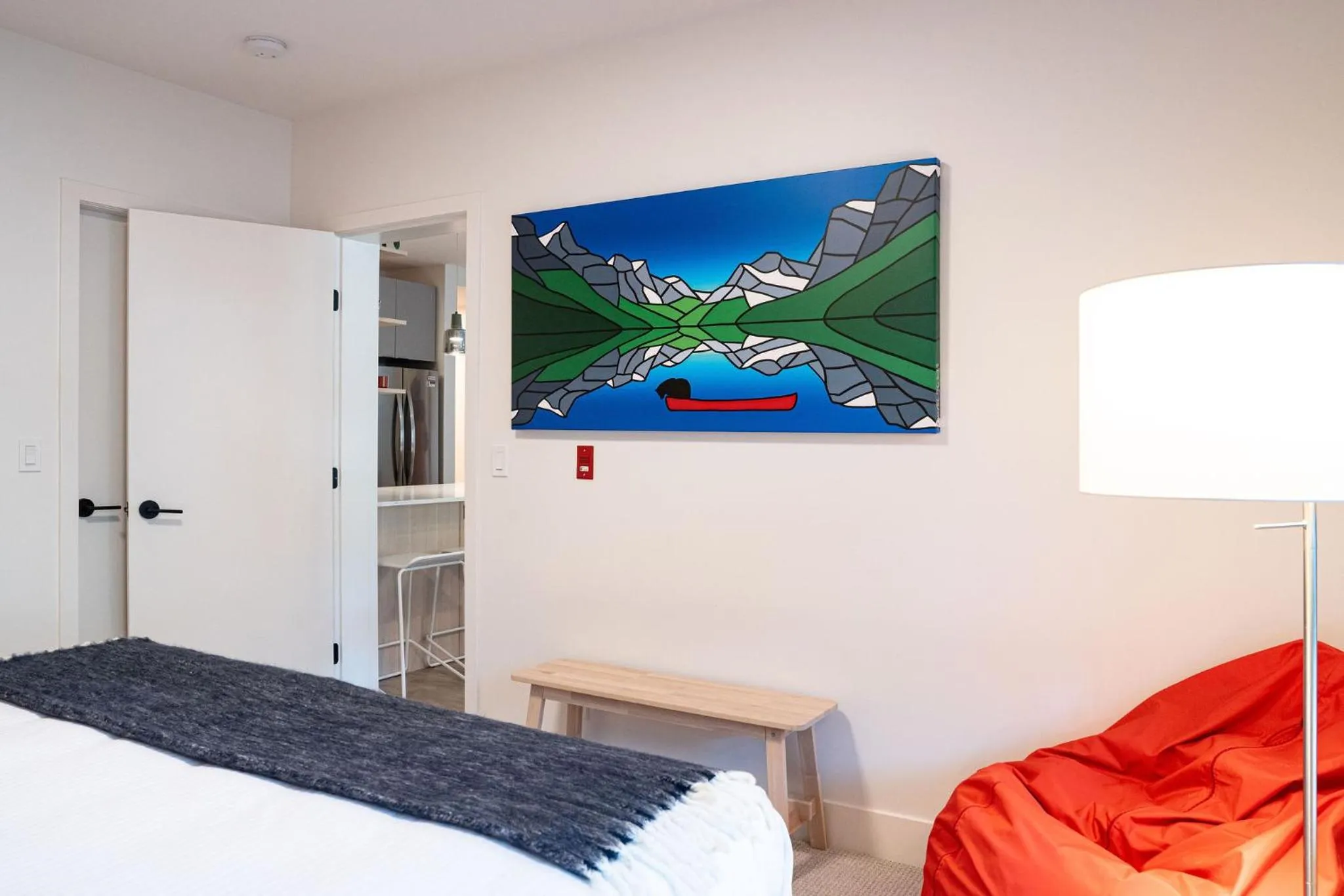 Bed in Hygge Haus by Revelstoke Vacations