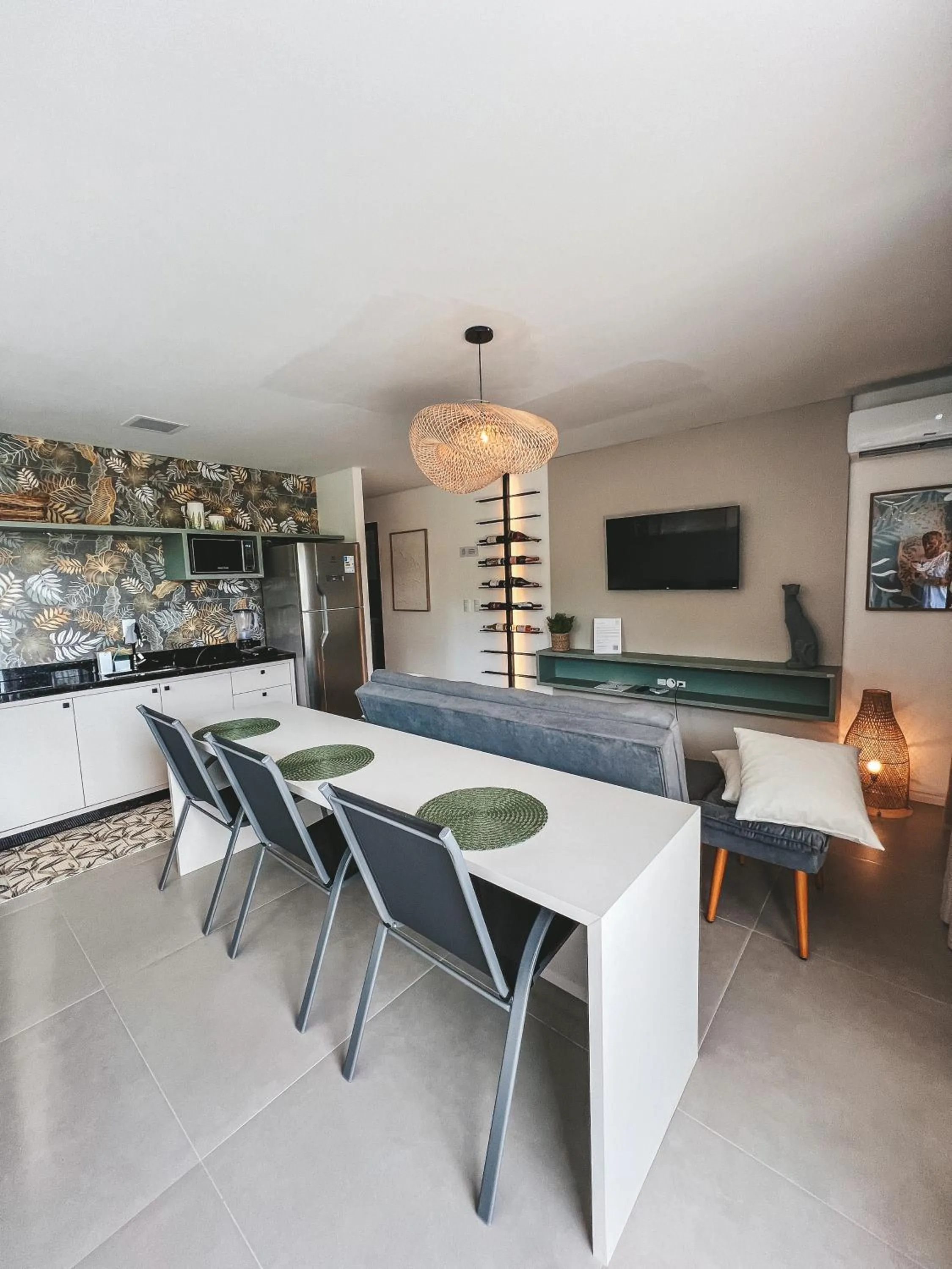 Living room in Villa Verde Bangalô - Garopaba - SC