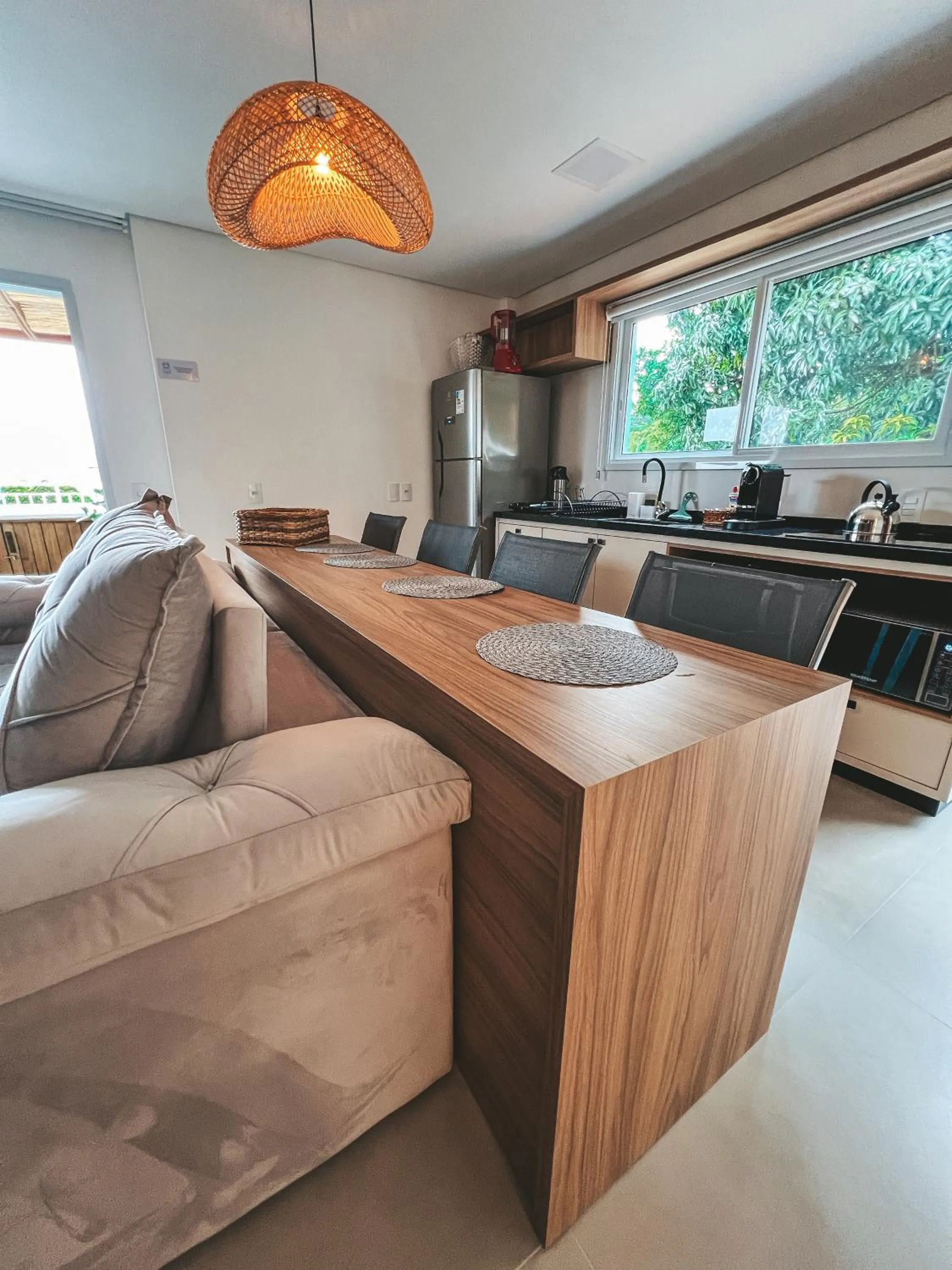 Living room in Villa Verde Bangalô - Garopaba - SC