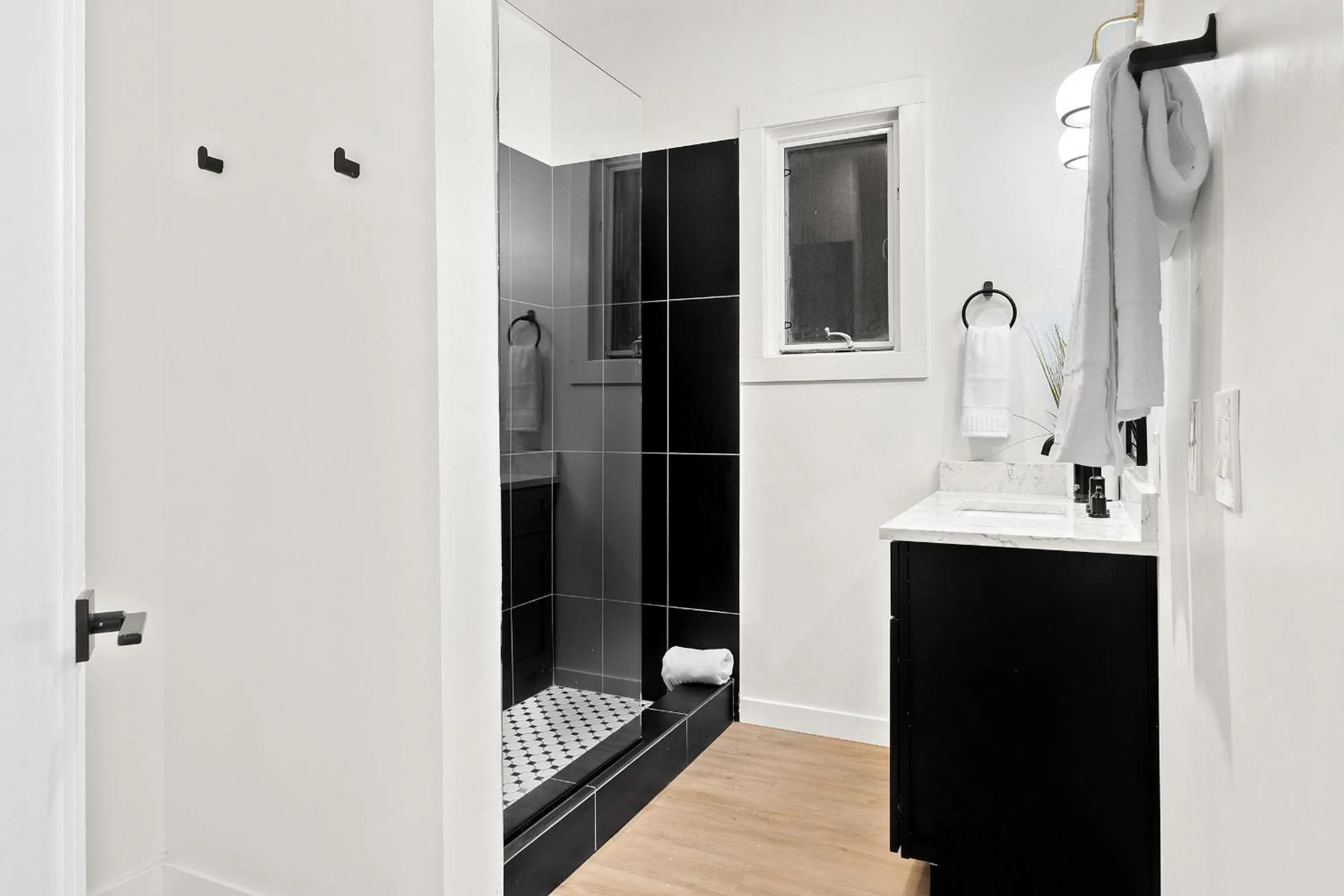 Shower in Hotel Zindel