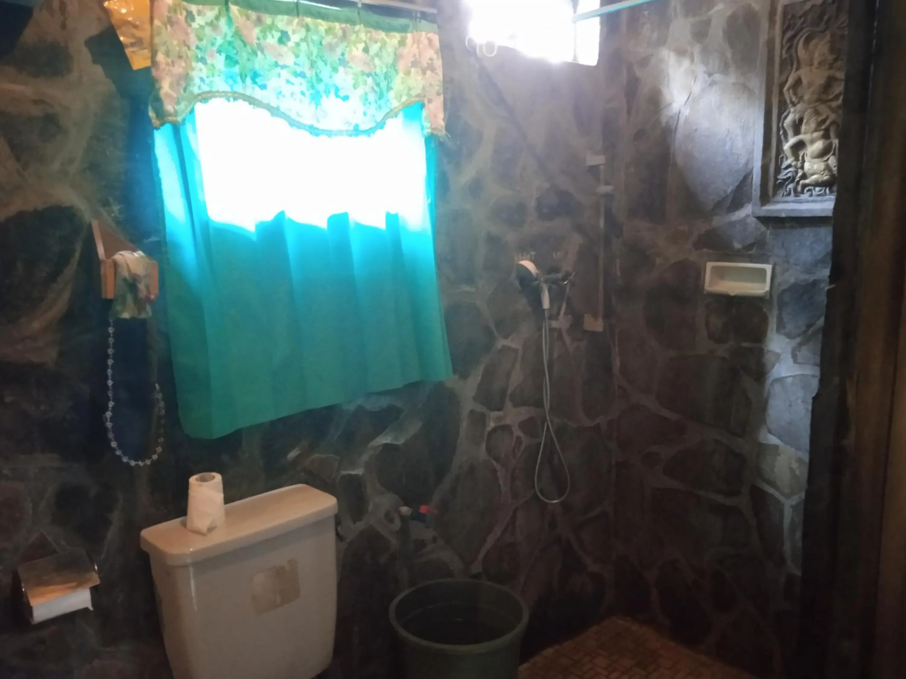 Shower in Yoschi's Hotel Bromo