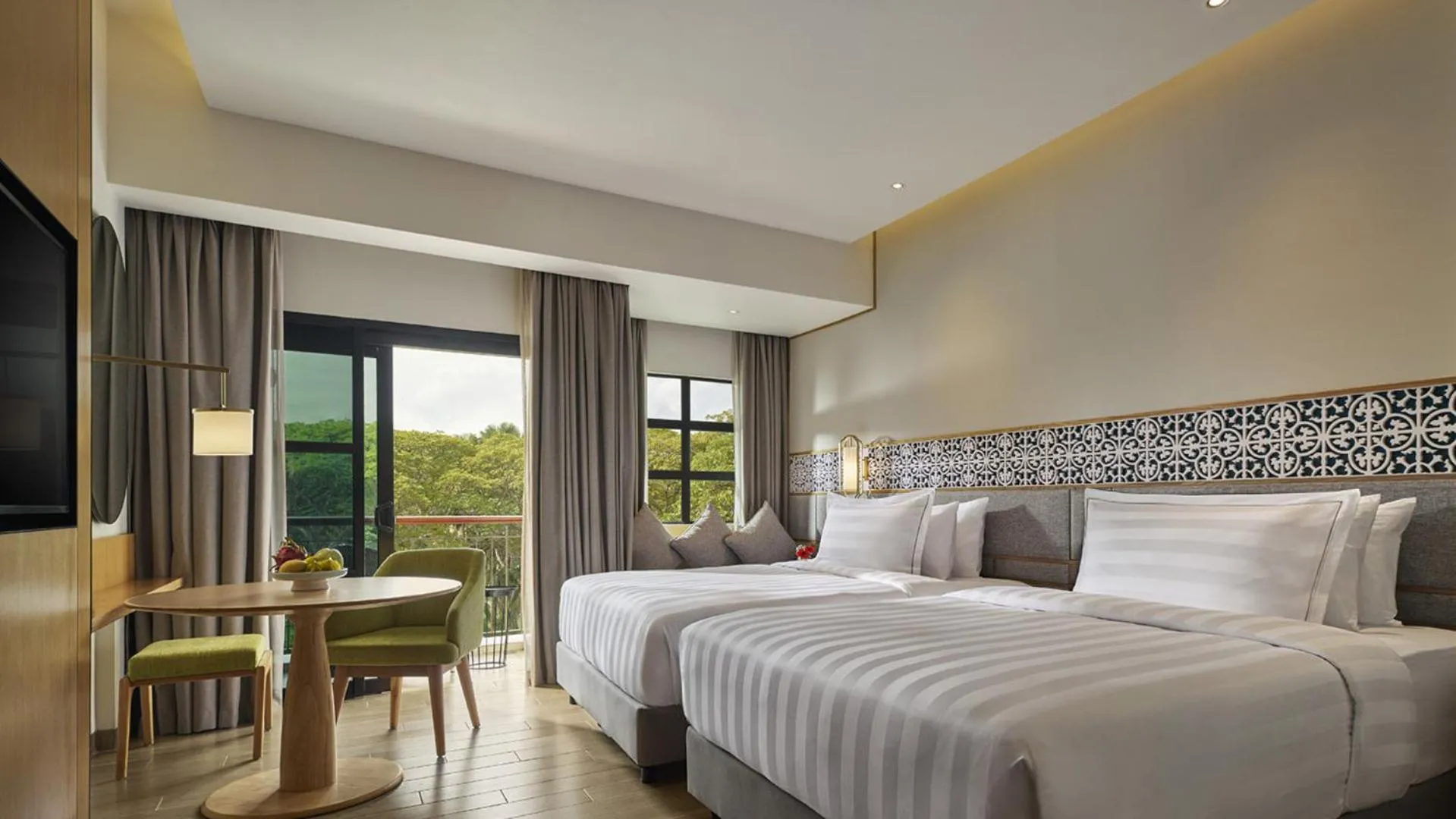 Bed in PARKROYAL A'FAMOSA MELAKA RESORT