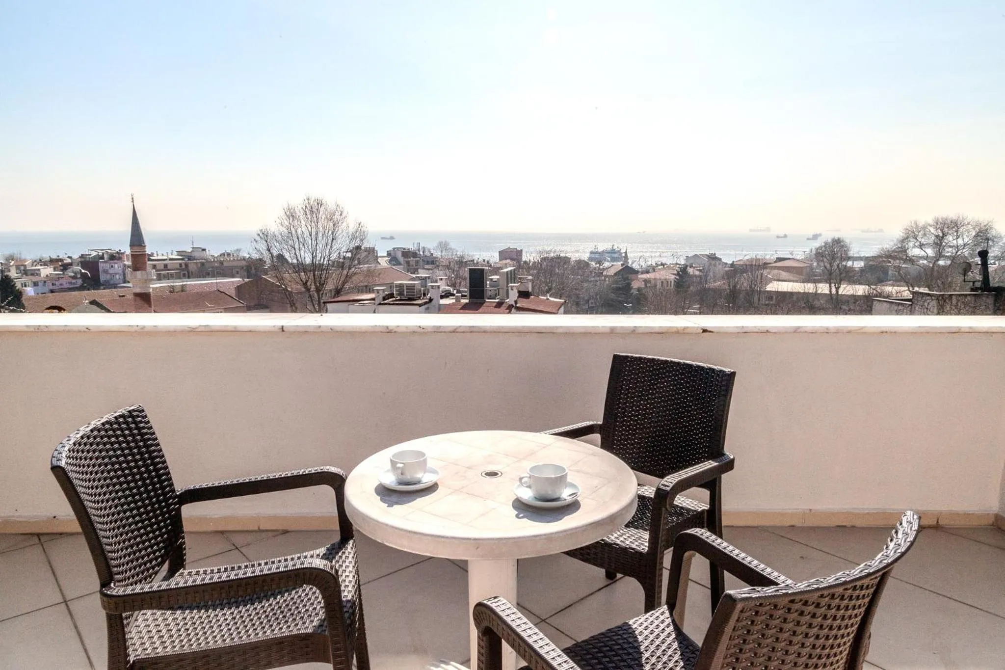 Balcony/Terrace in City Hall Apart Hotel Sultanahmet