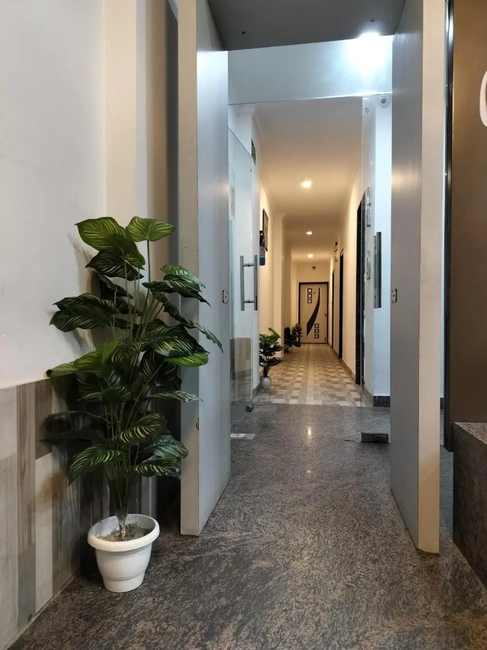 Inner courtyard view in Hotel Clink New Delhi Airport