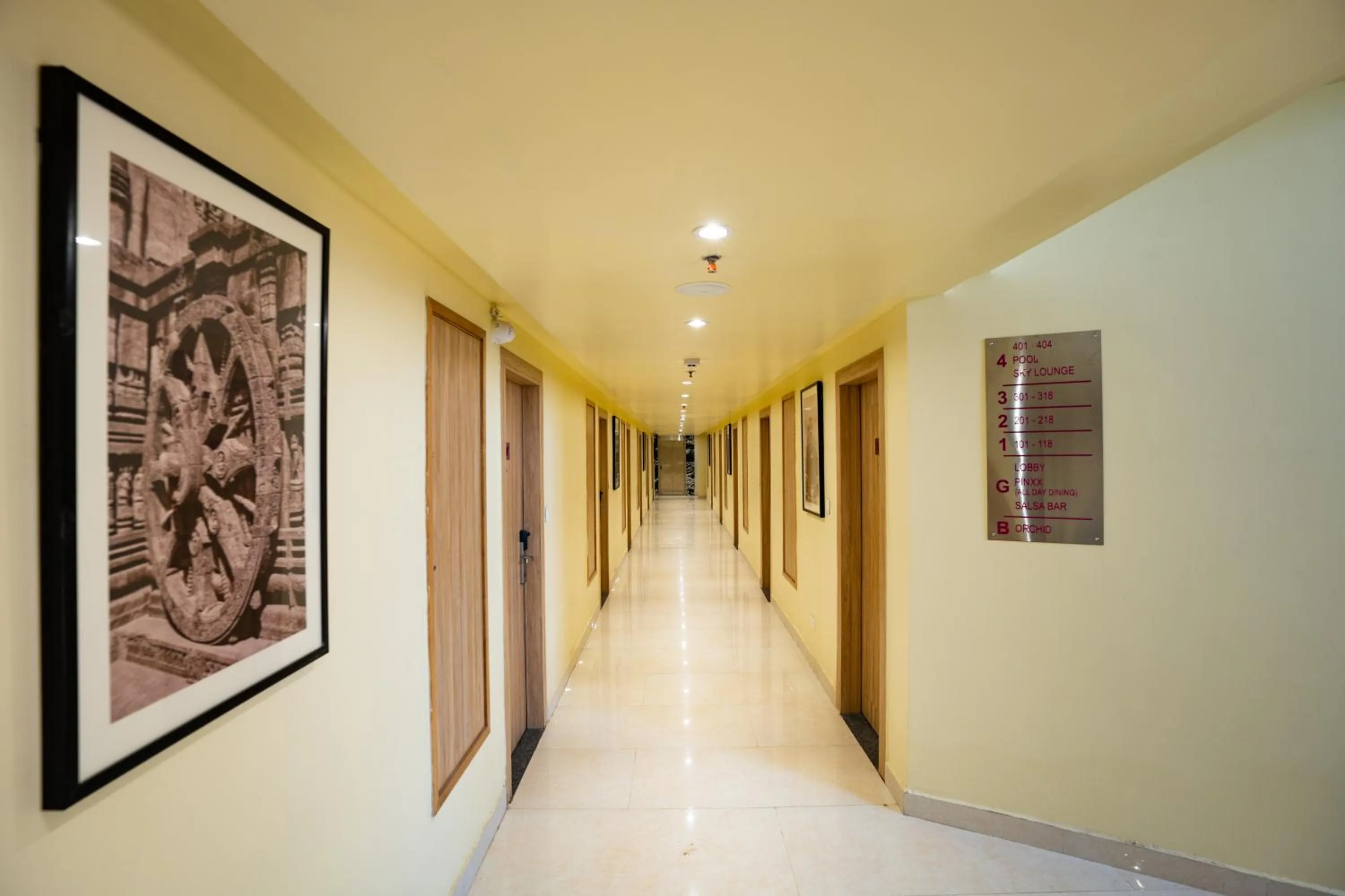 Floor plan in Regenta Central Puri Odisha