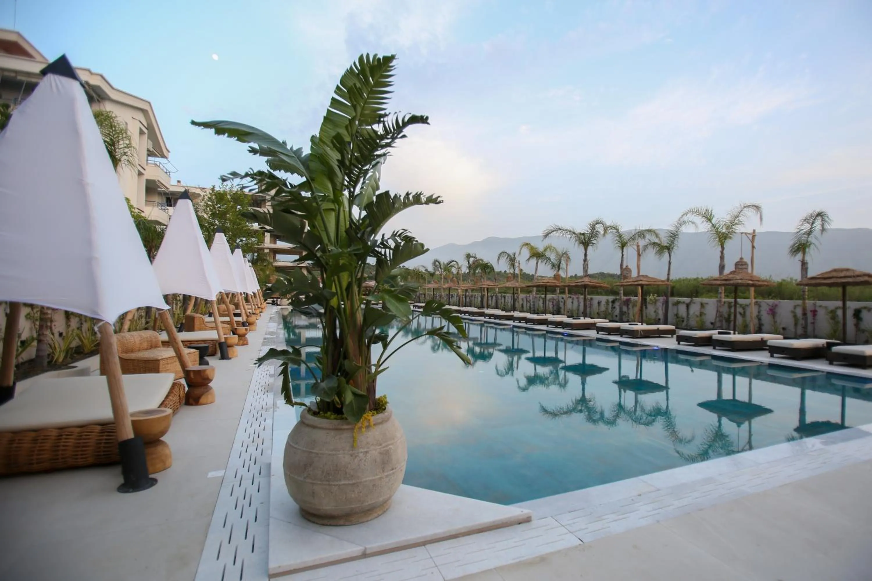 Pool view in Regina Palm Resort