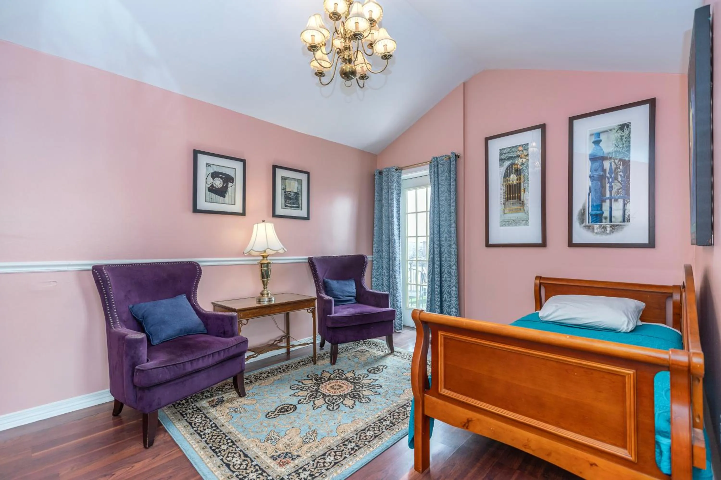 Seating area in Hotel Villa Convento