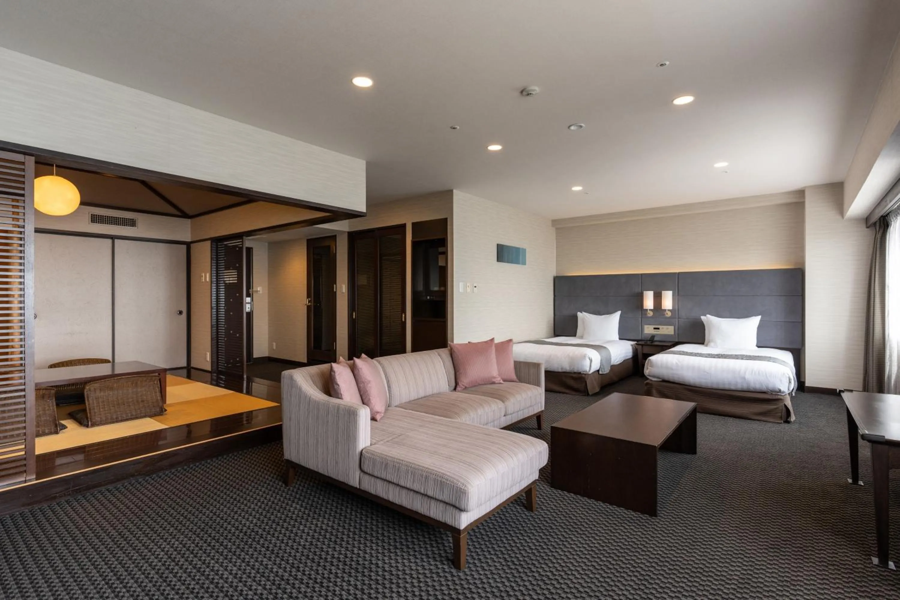 Photo of the whole room, Bed in Grand Mercure Beppu Bay Resort & Spa