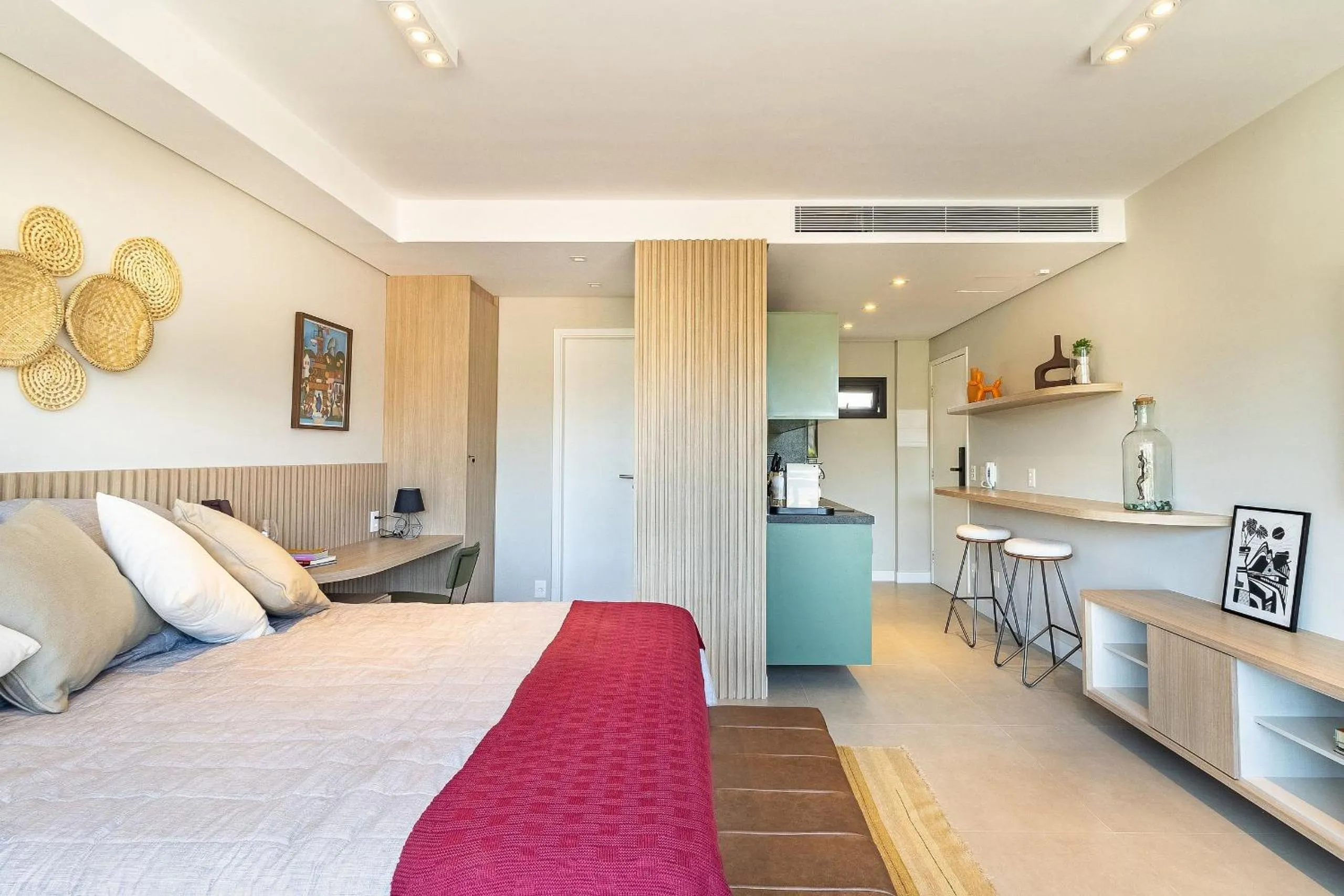 Bedroom, Bed in Pop Grafite