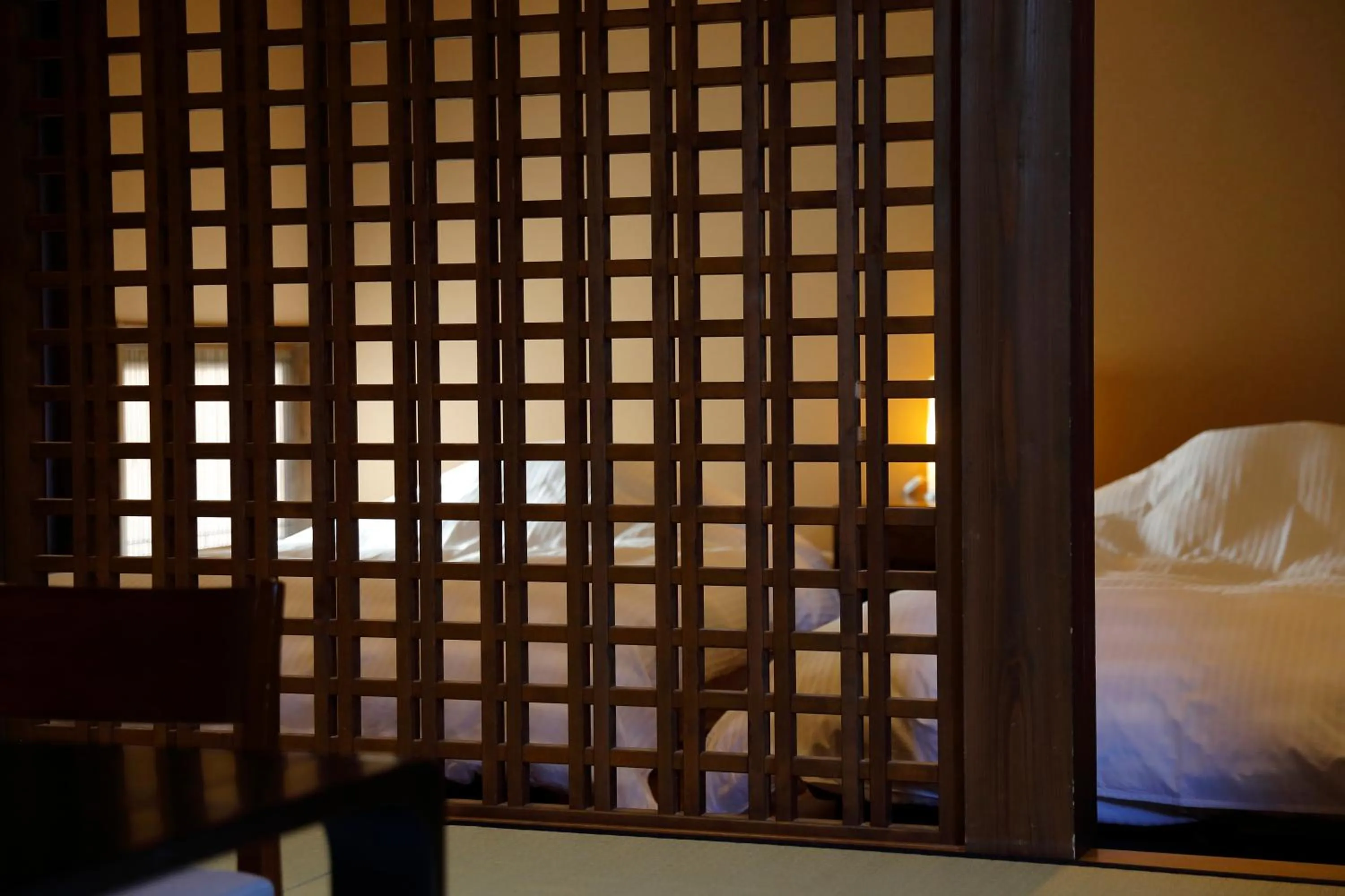 Bed in Ryokan Konomama