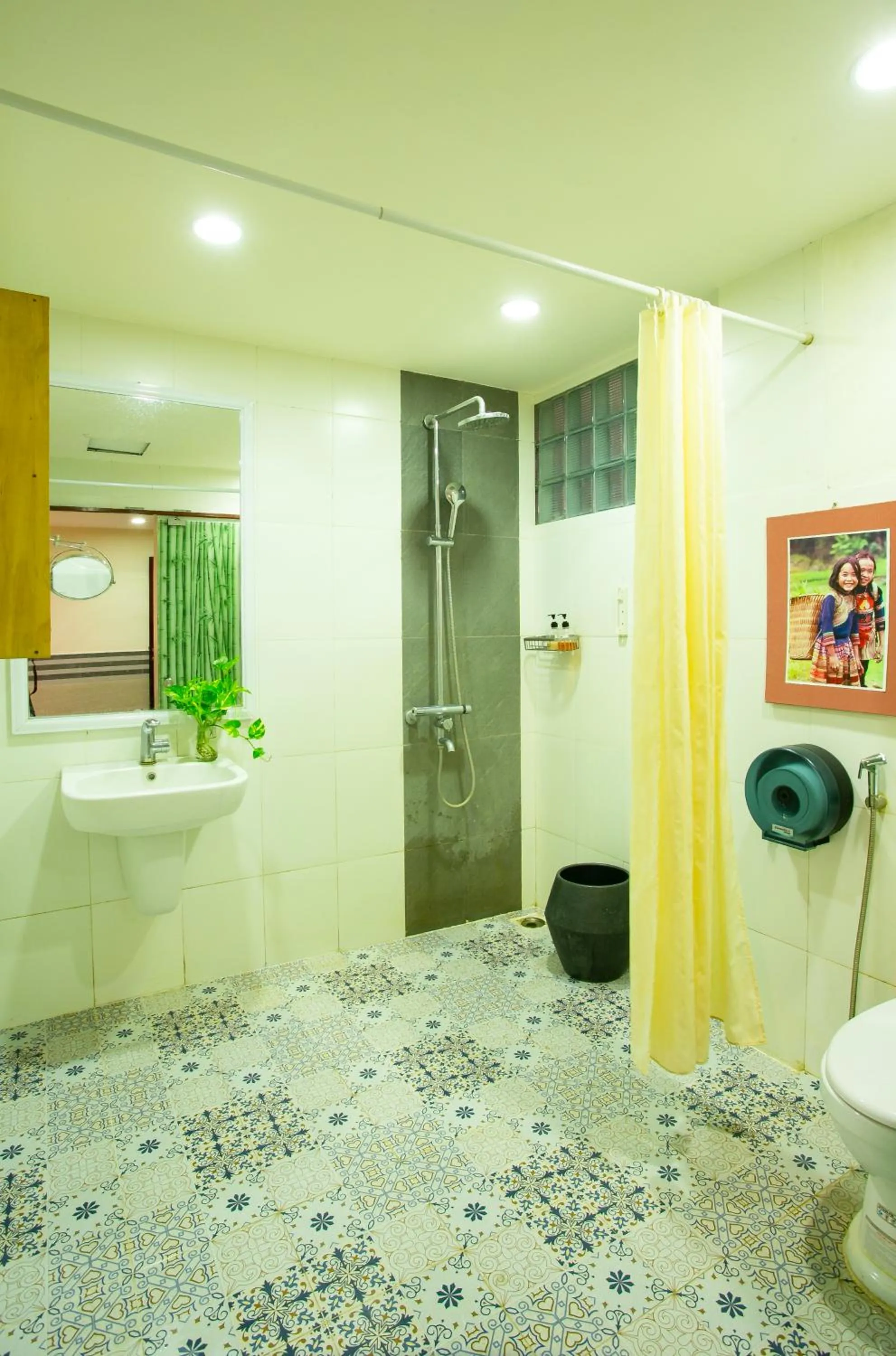 Shower in Cat Tien Jungle Lodge