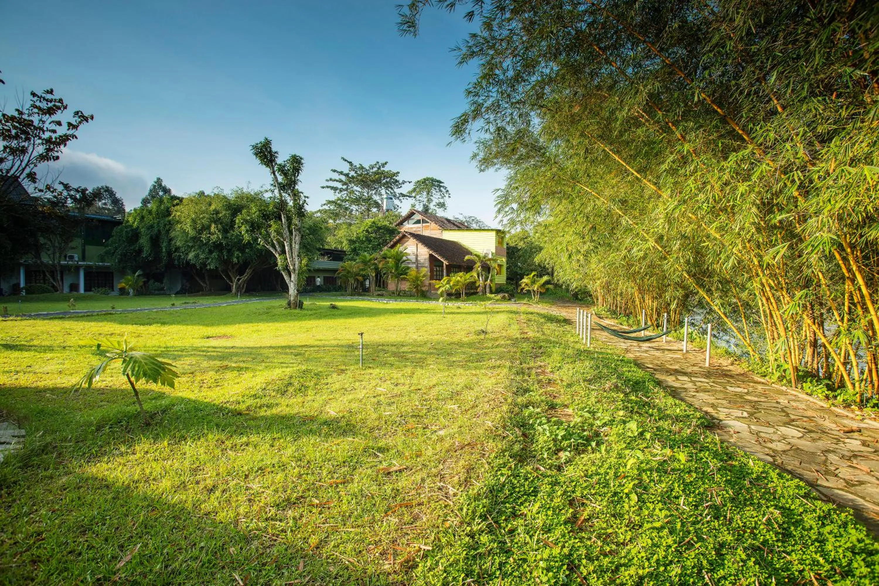 Garden in Cat Tien Jungle Lodge