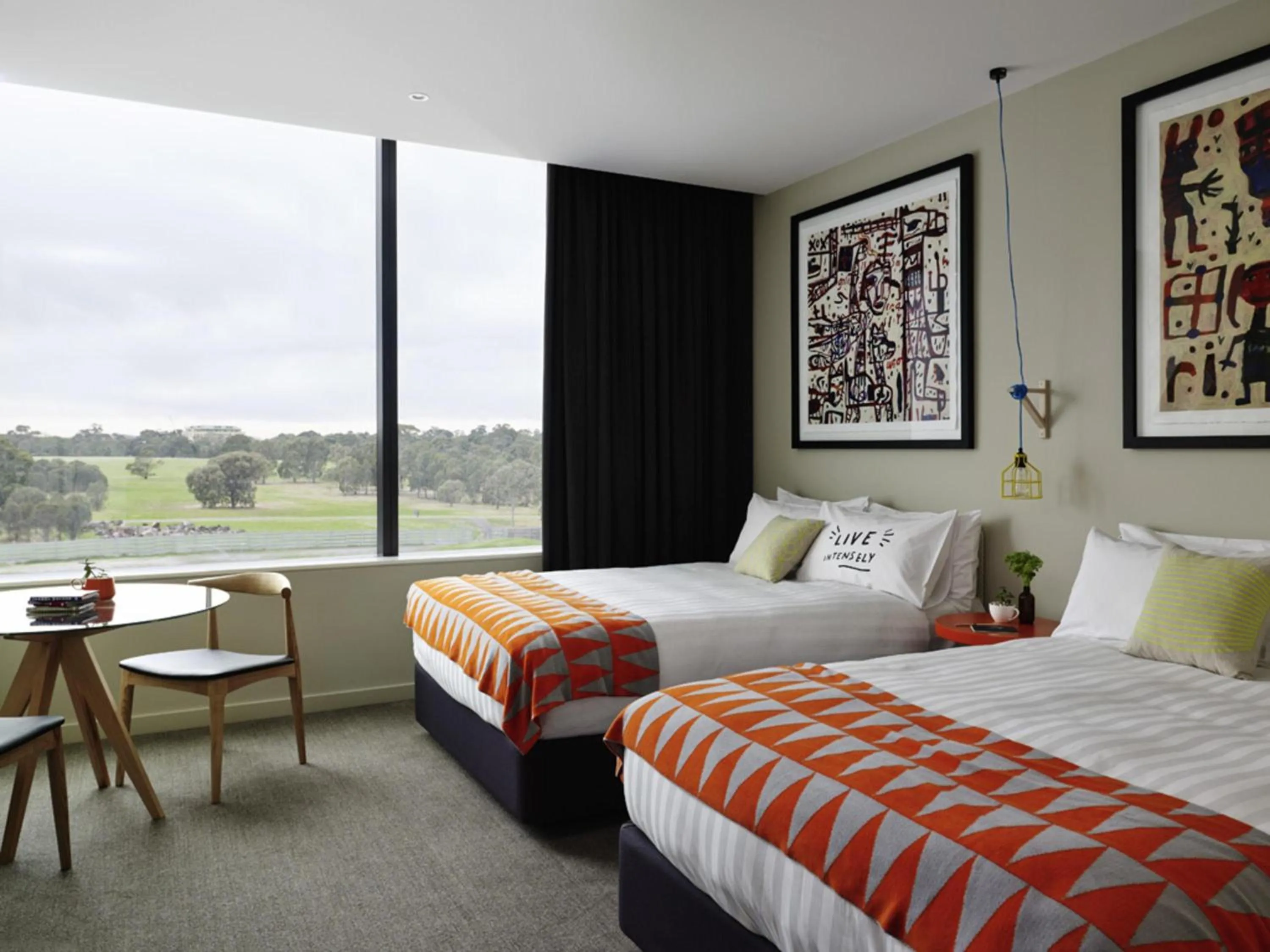 Bedroom, Bed in Art Series - The Larwill Studio