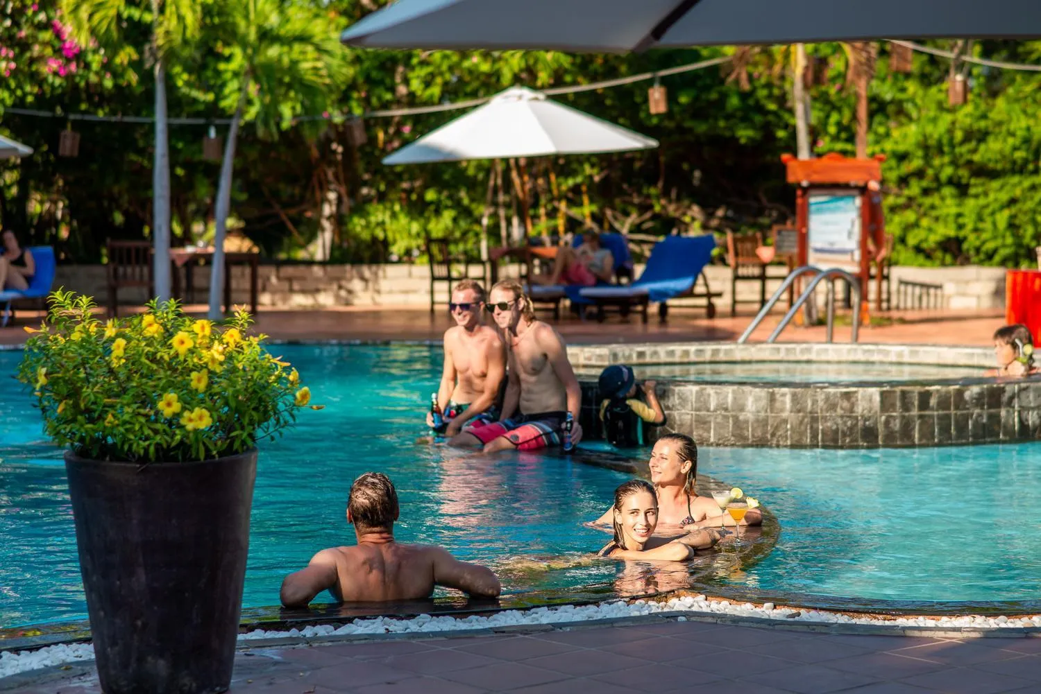 People in White Sand Resort Mui Ne