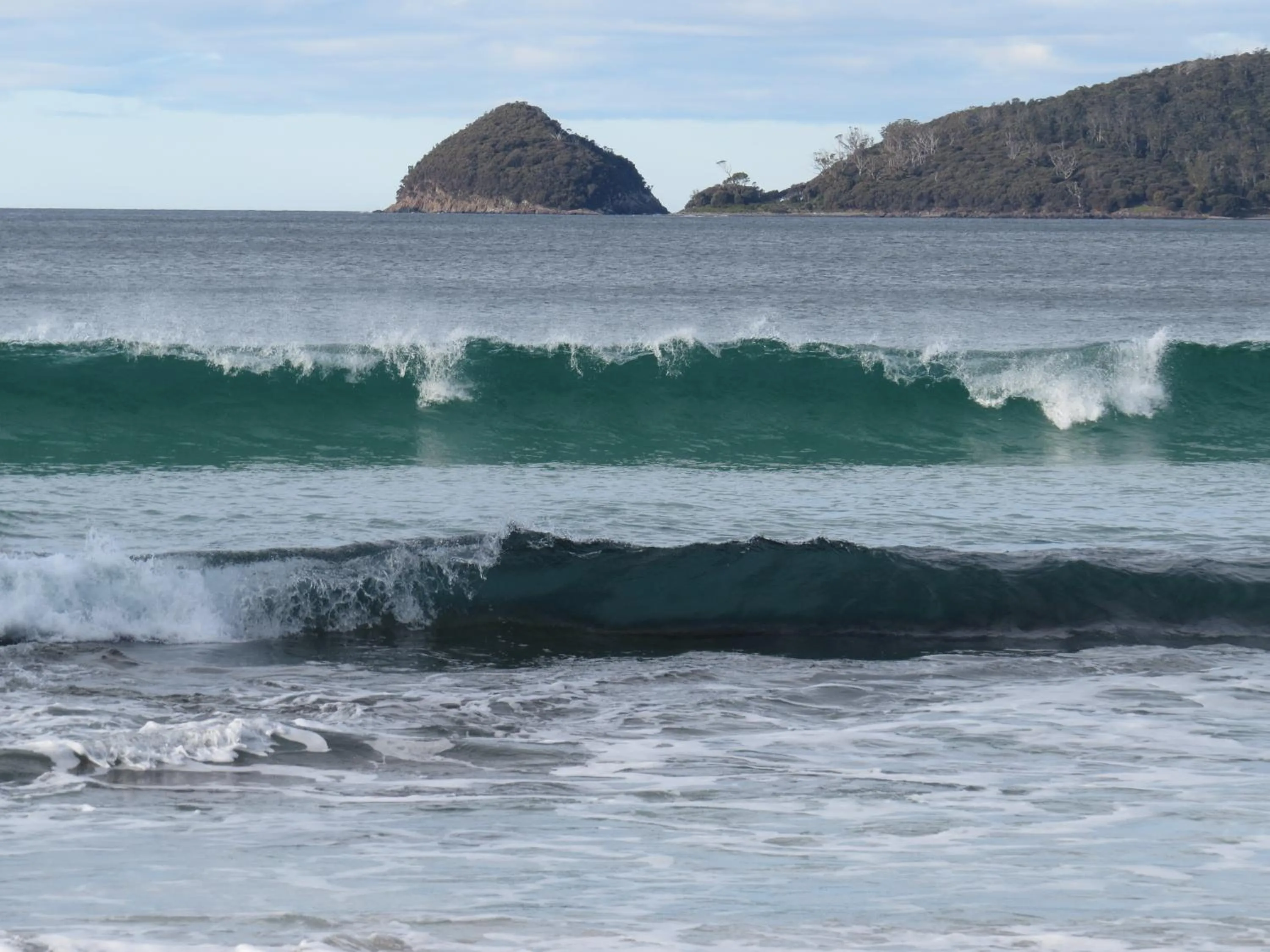 Beach in Captain Cook Holiday Park
