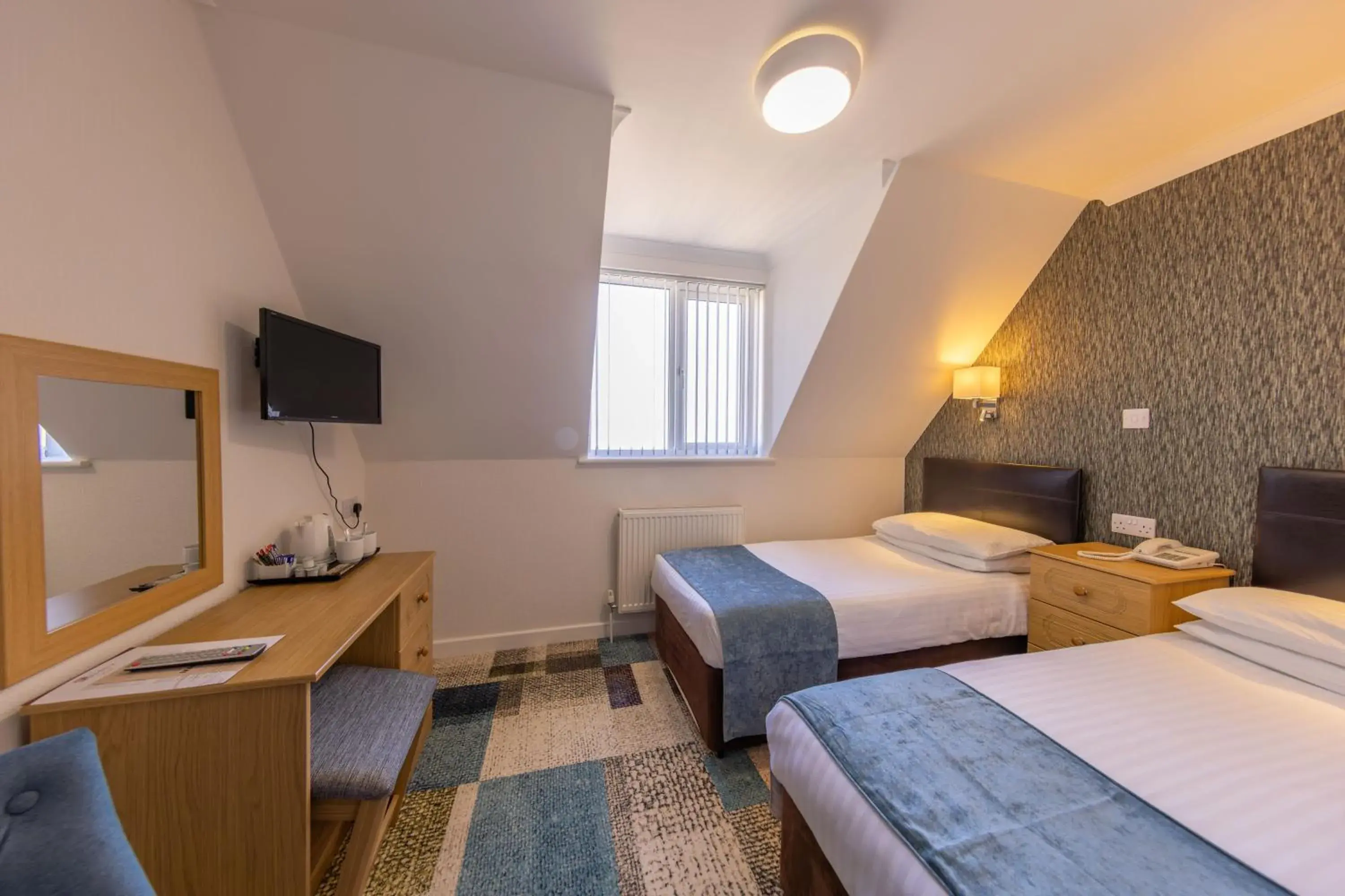 Deluxe Twin Room with Side Sea View in Pandora Hotel Deluxe Twin Room with Side Sea View in Pandora Hotel