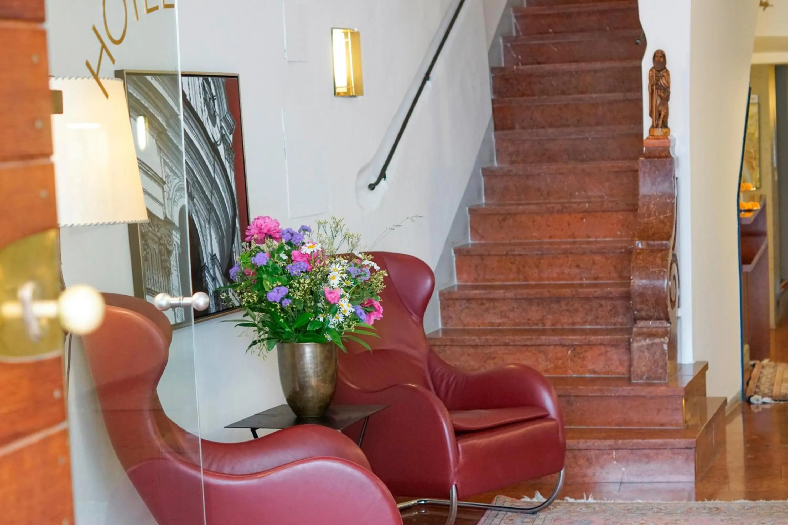 Lobby or reception in Hotel Wolf