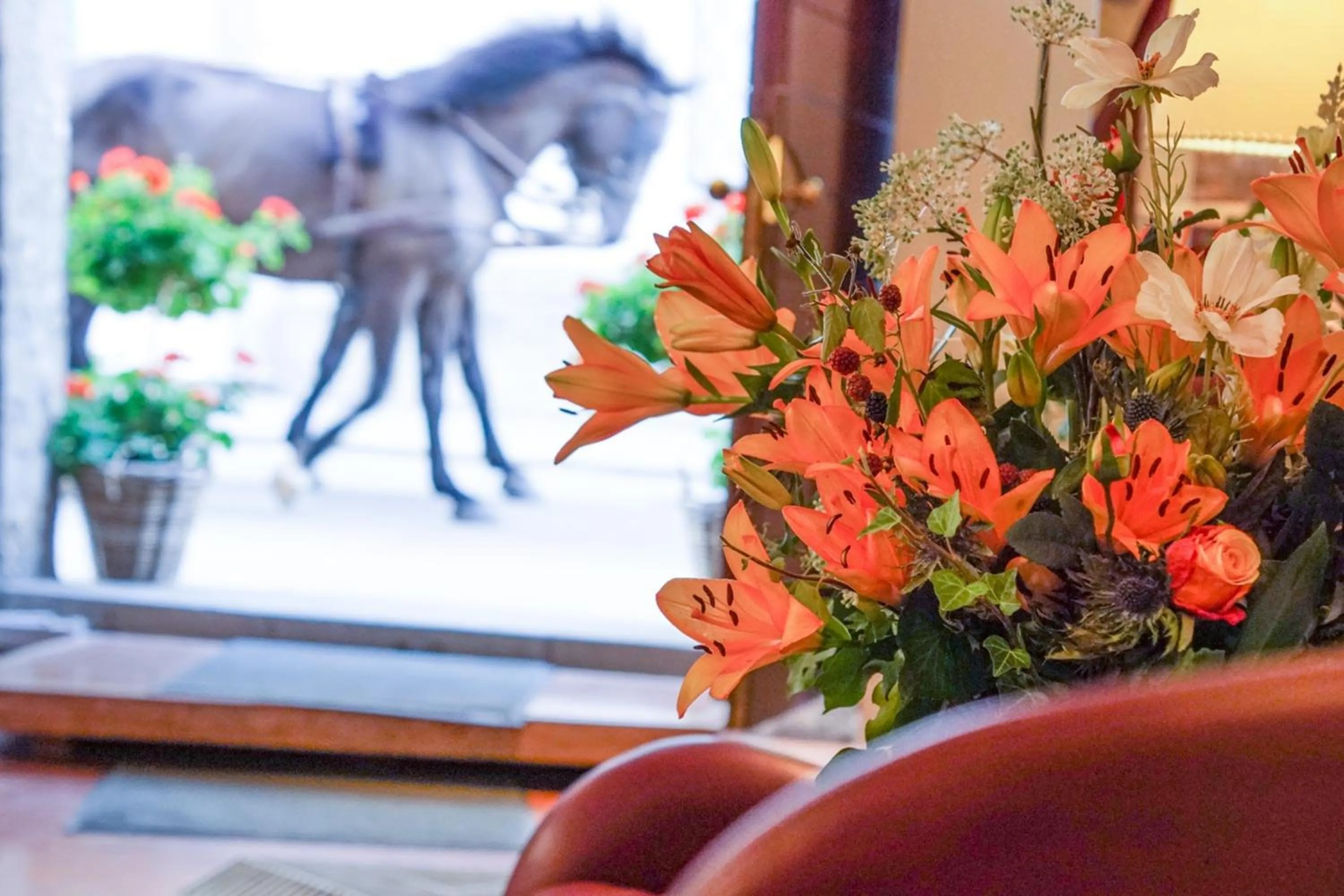 Decorative detail in Hotel Wolf