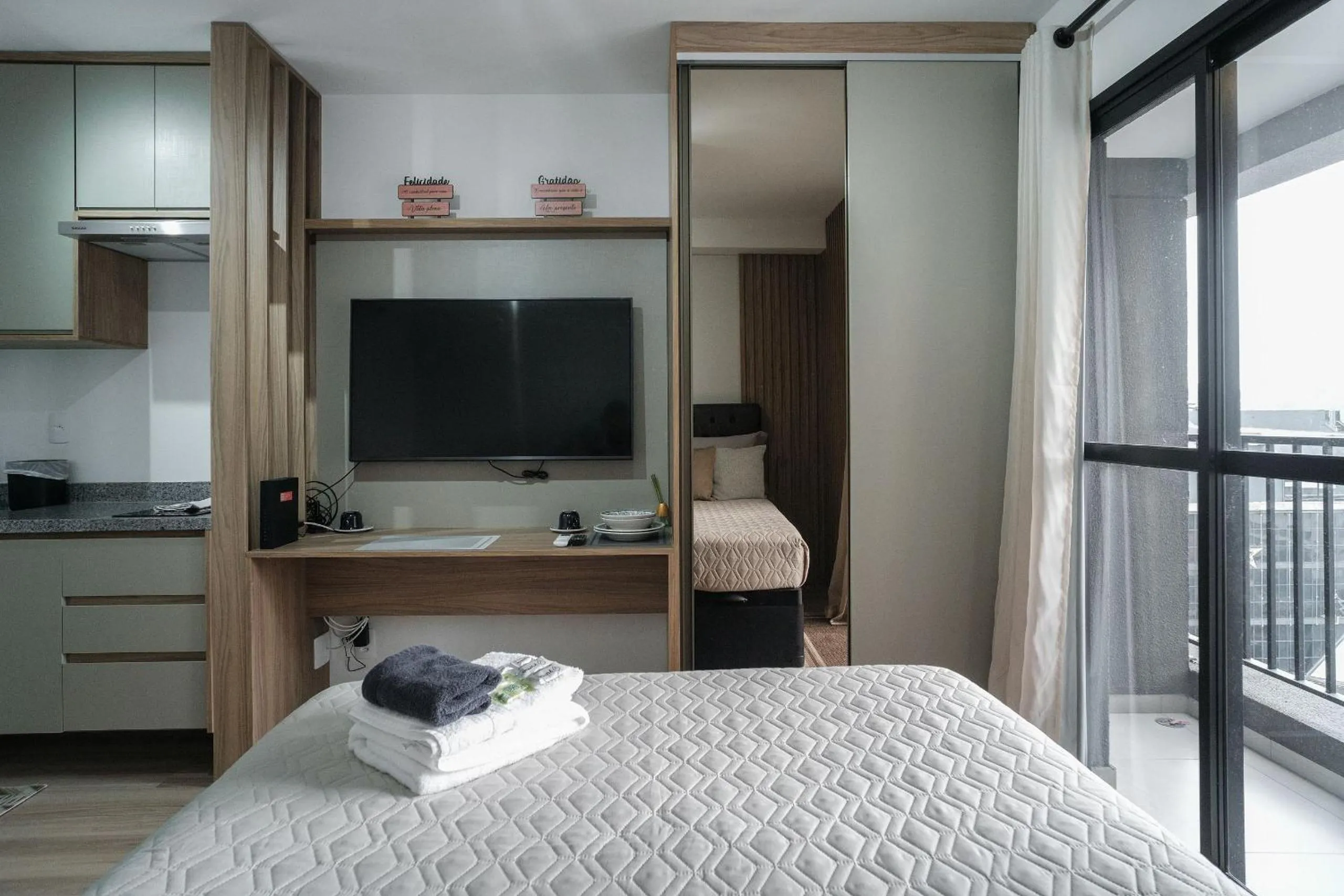 Bedroom, Bed in Yume B.Side - Faria Lima