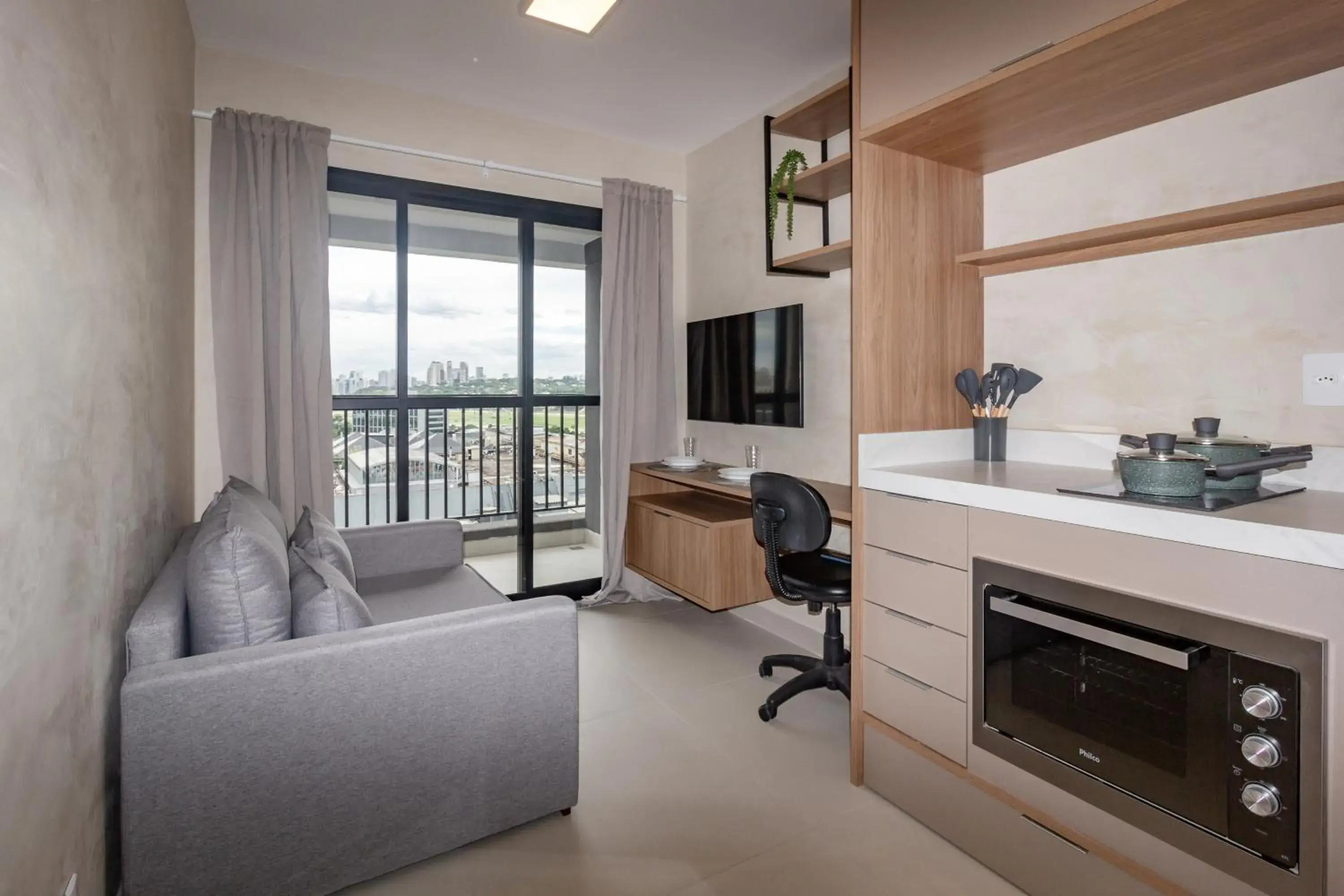 Superior One-Bedroom Apartment with Balcony in Yume B.Side - Faria Lima Superior One-Bedroom Apartment with Balcony in Yume B.Side - Faria Lima