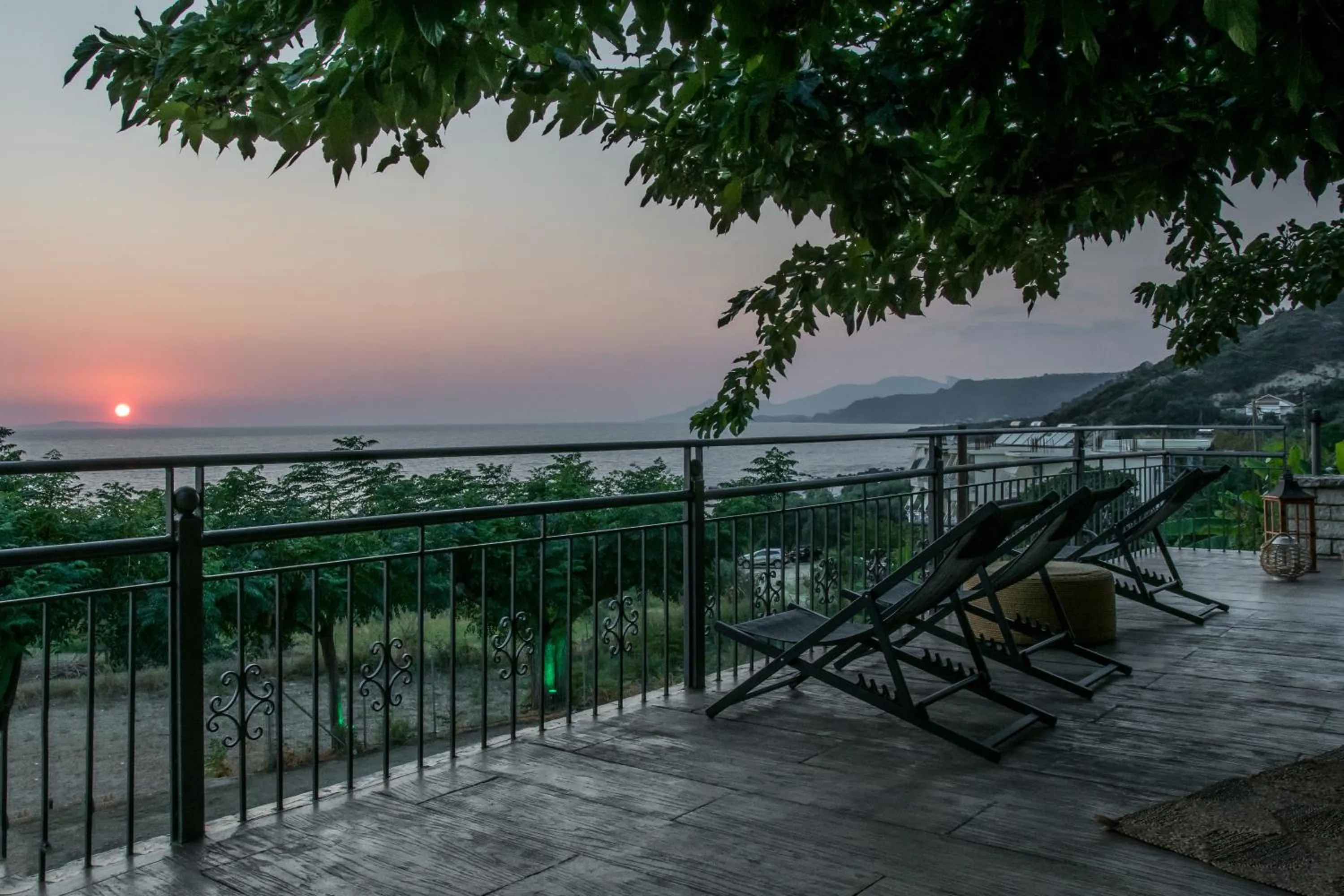 Sunset in Hotel Agios Thomas