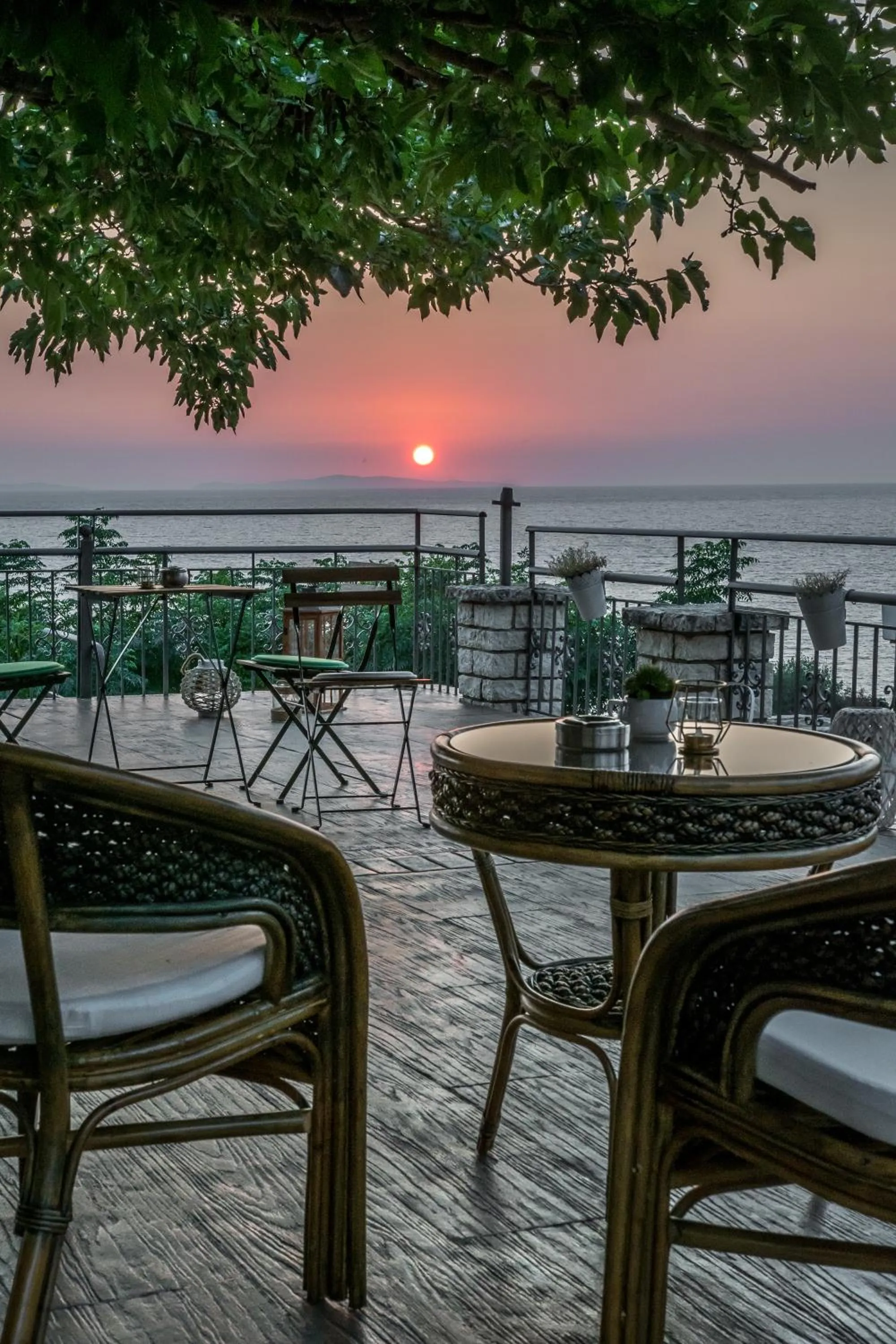 Sunset in Hotel Agios Thomas