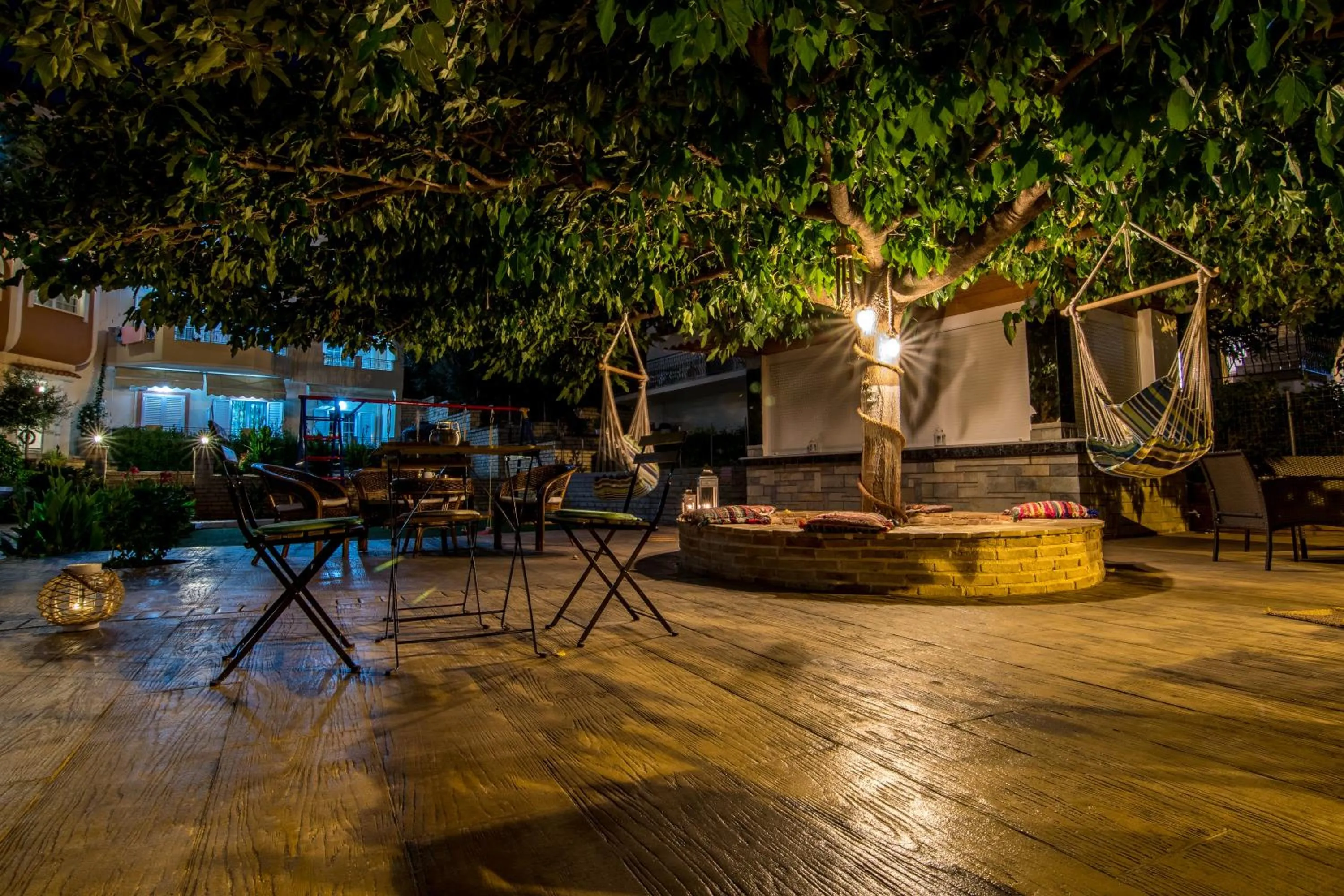 Garden in Hotel Agios Thomas