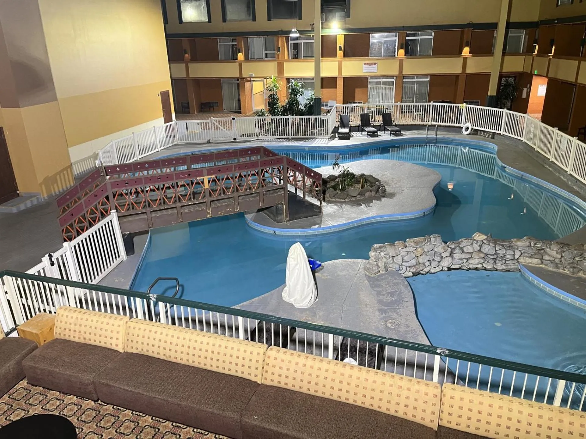 Pool view in Clarion Inn & Suites and Convention Center