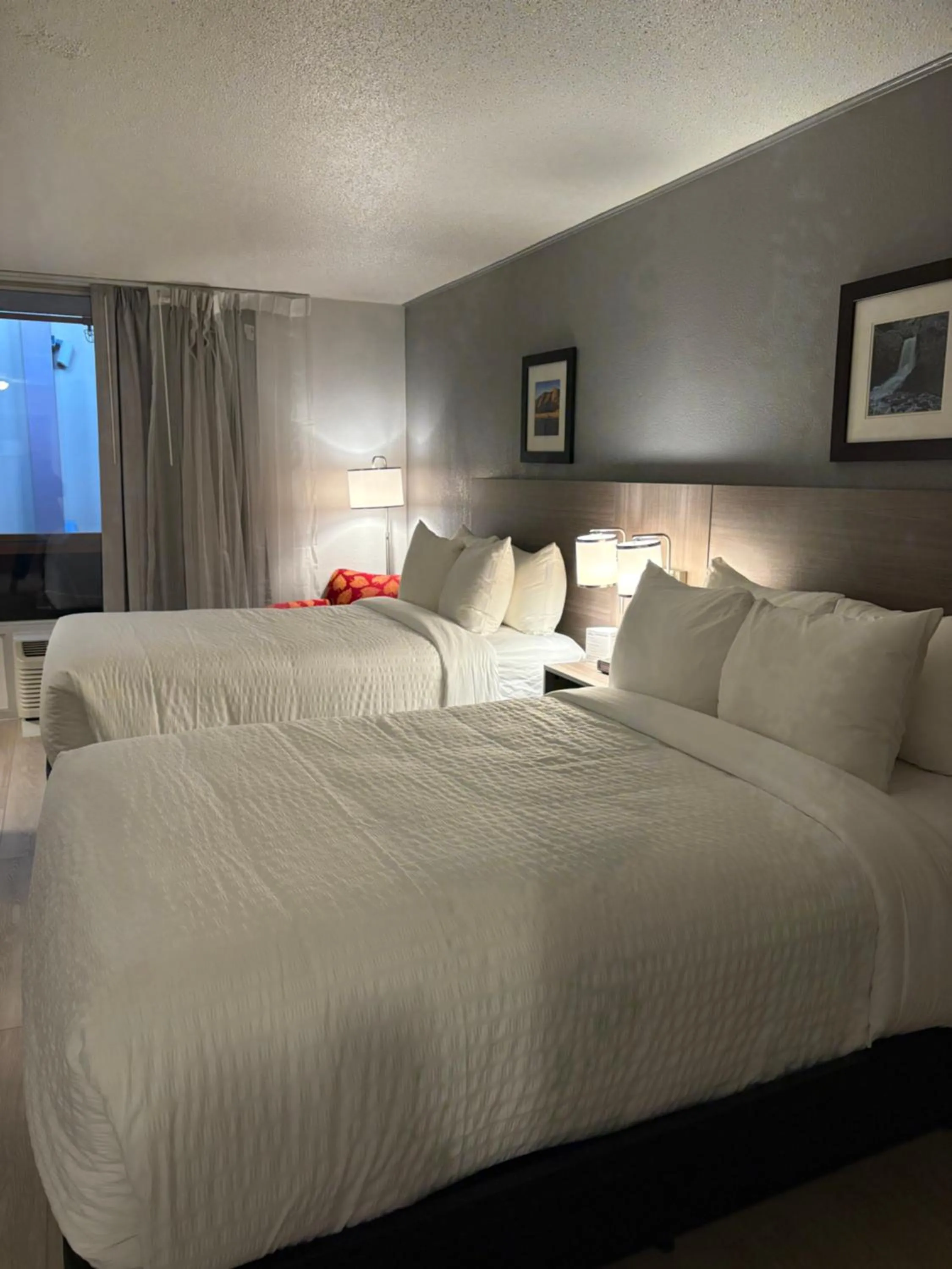 Bed in Clarion Inn & Suites and Convention Center