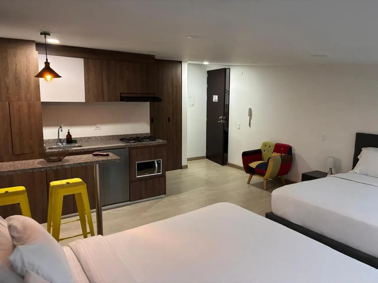 Photo of the whole room, Bed in Spacio30