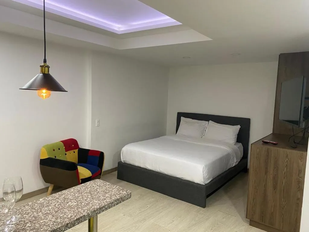 Photo of the whole room, Bed in Spacio30